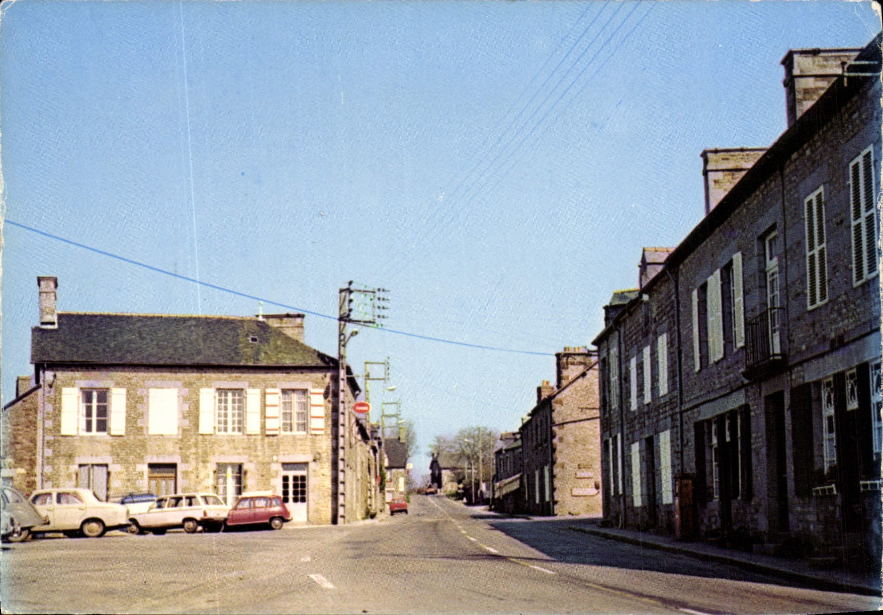 POSTAL MODERNA camino de Romazy de Antrain