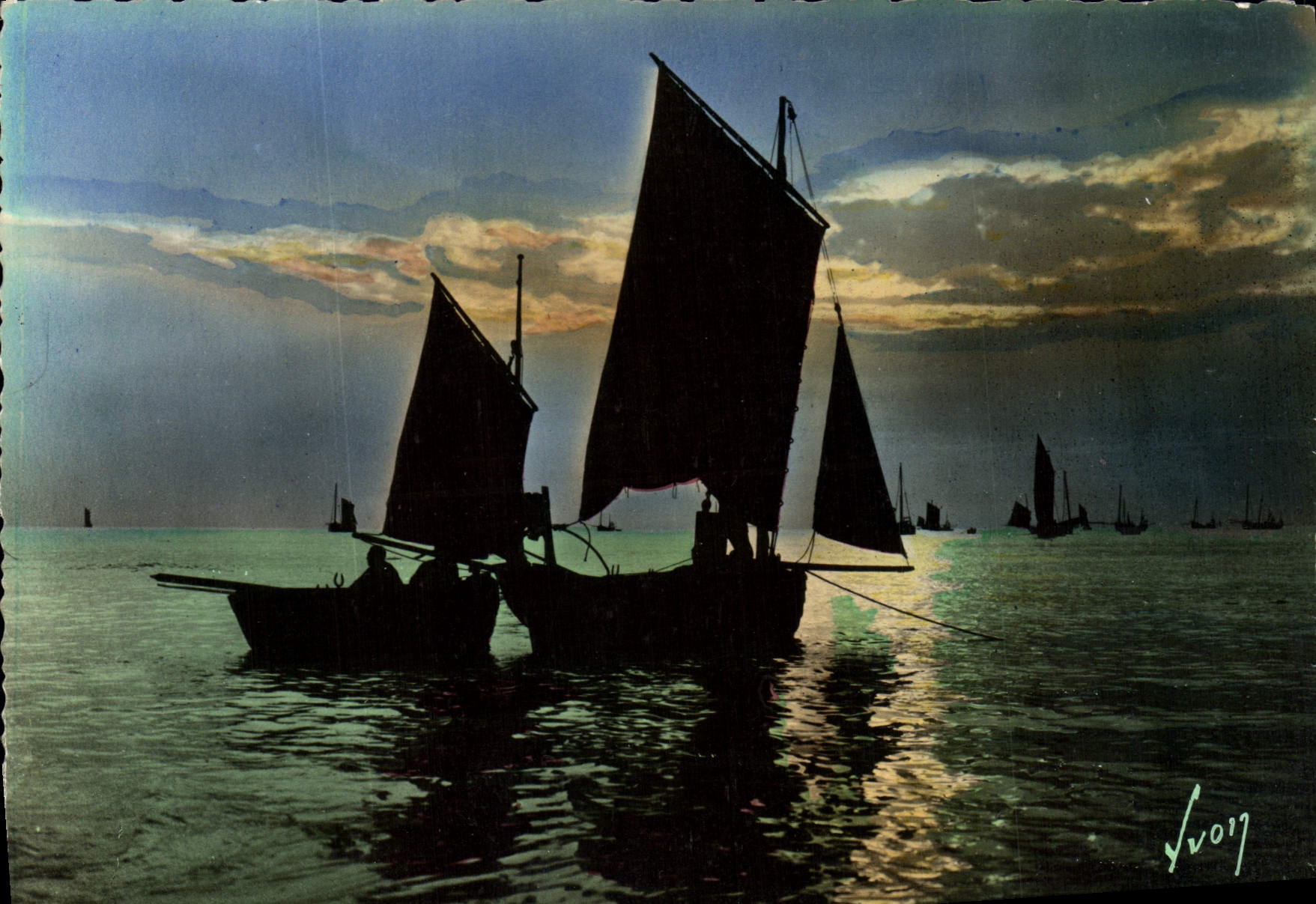 MODERN CARD Dimension of Opal Vessels Fishing