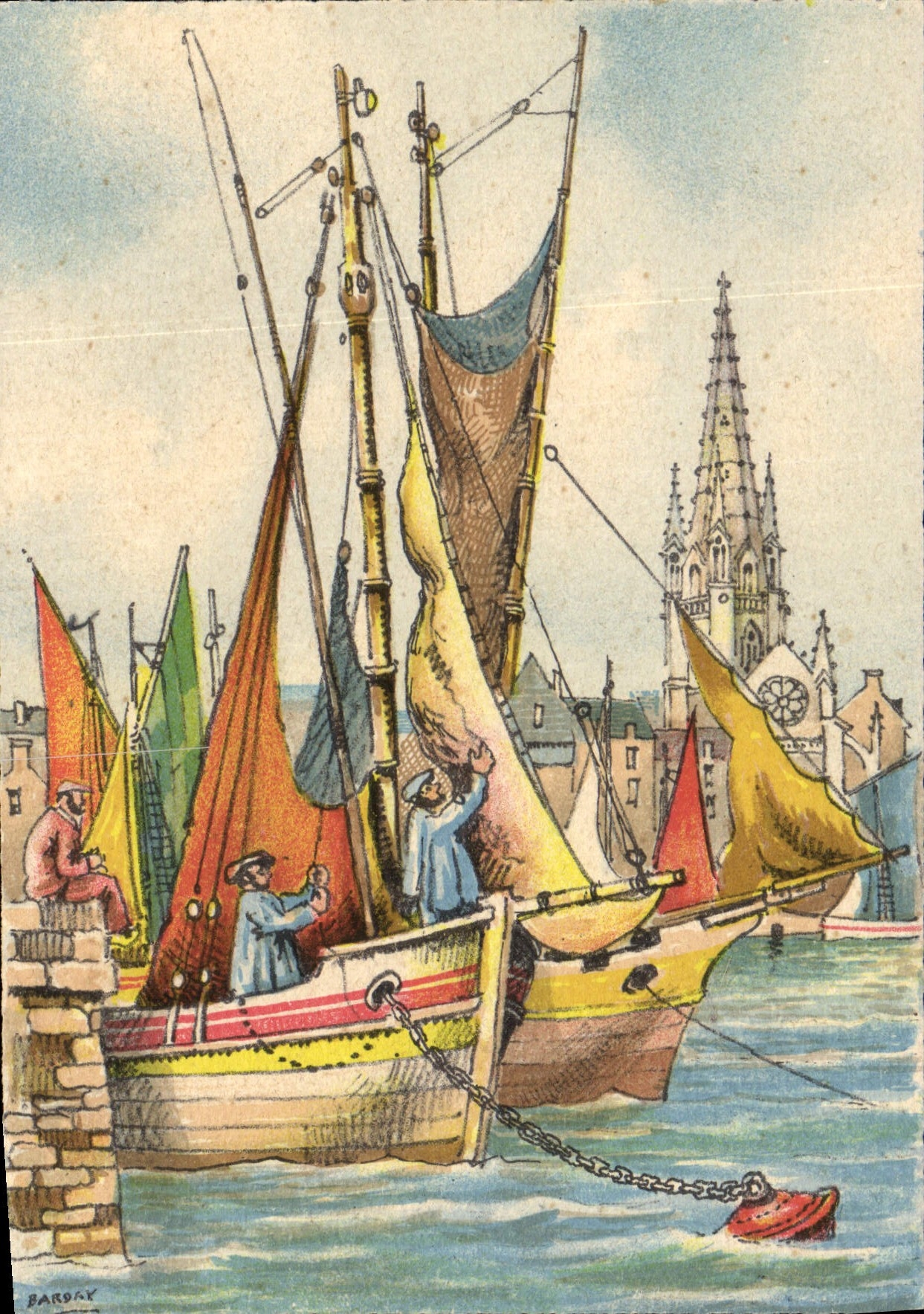 MODERN CARD Boats of sin