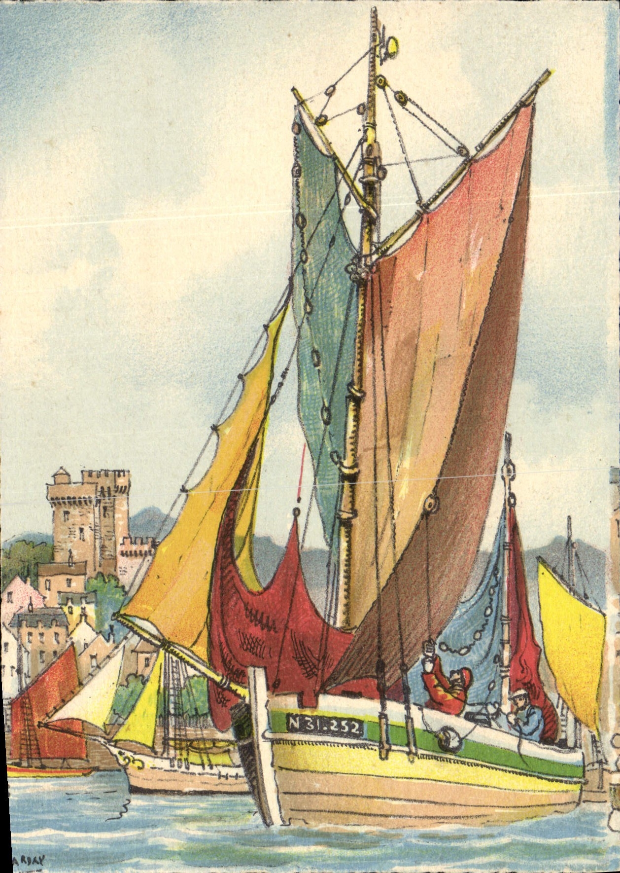 CPM Bateaux de peche 