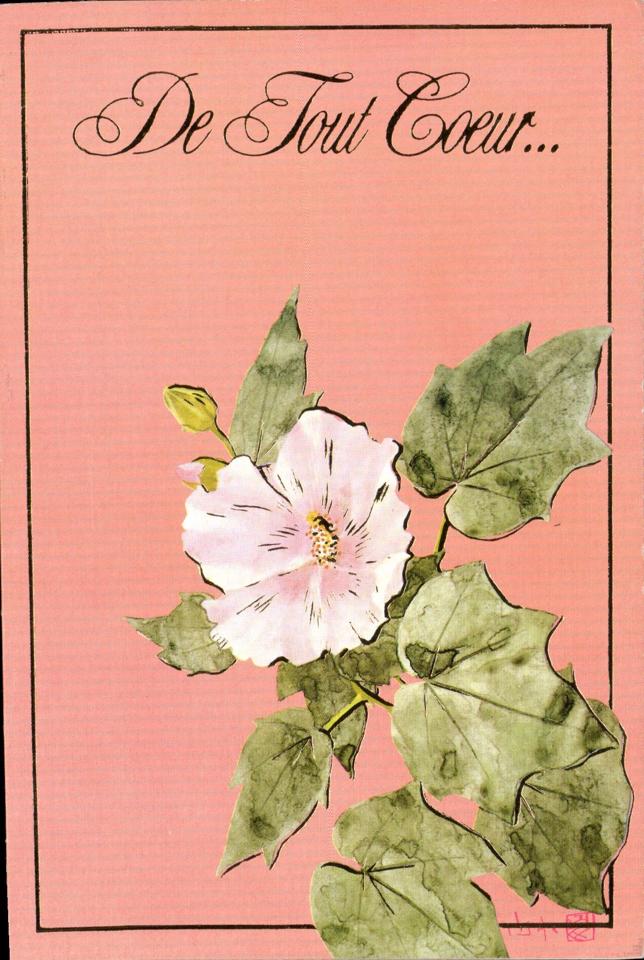 CPM Fleurs De tout Coeur