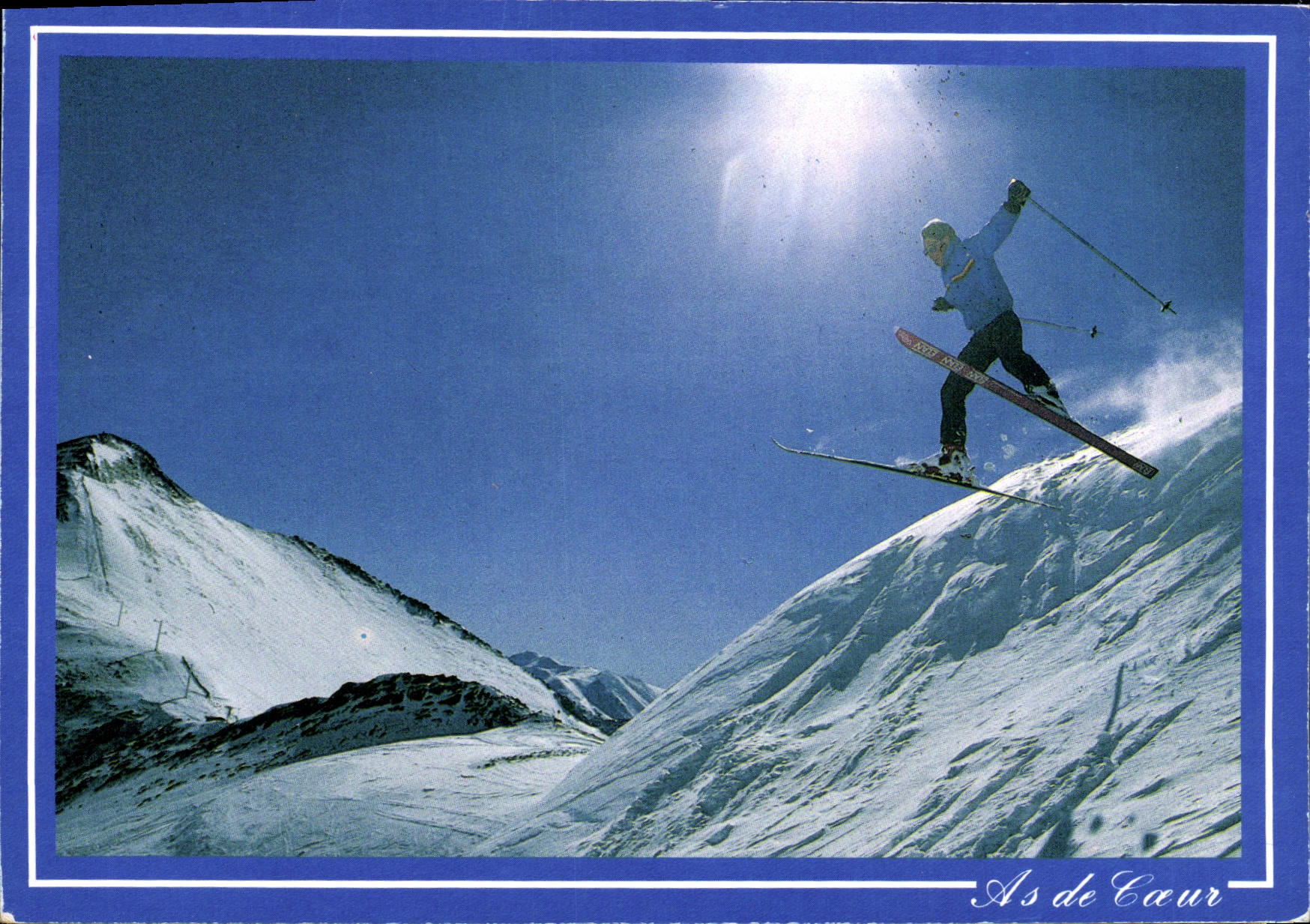 MODERN CARD One two three I fly away Ski