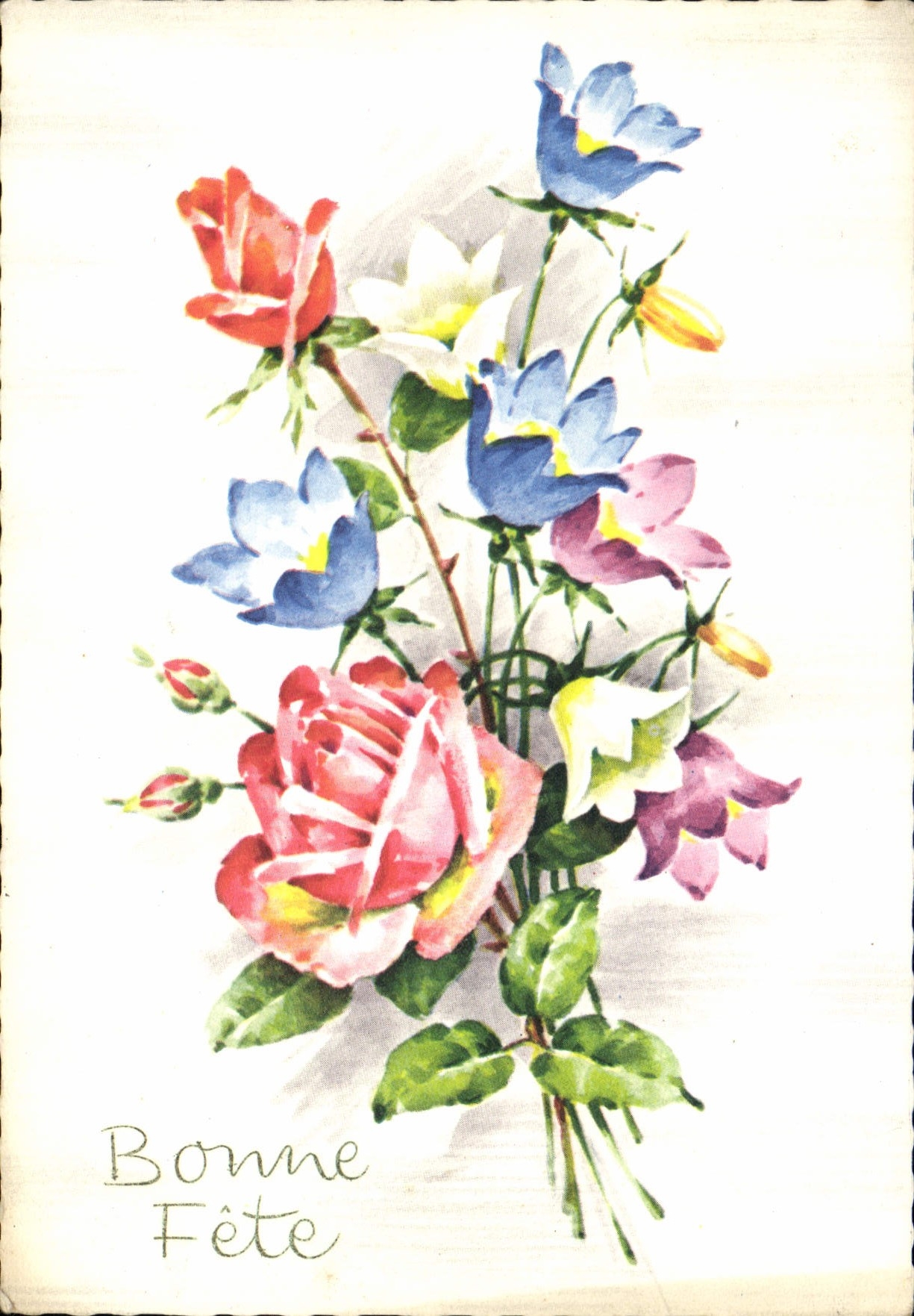 MODERN CARD Good Festival Flowers