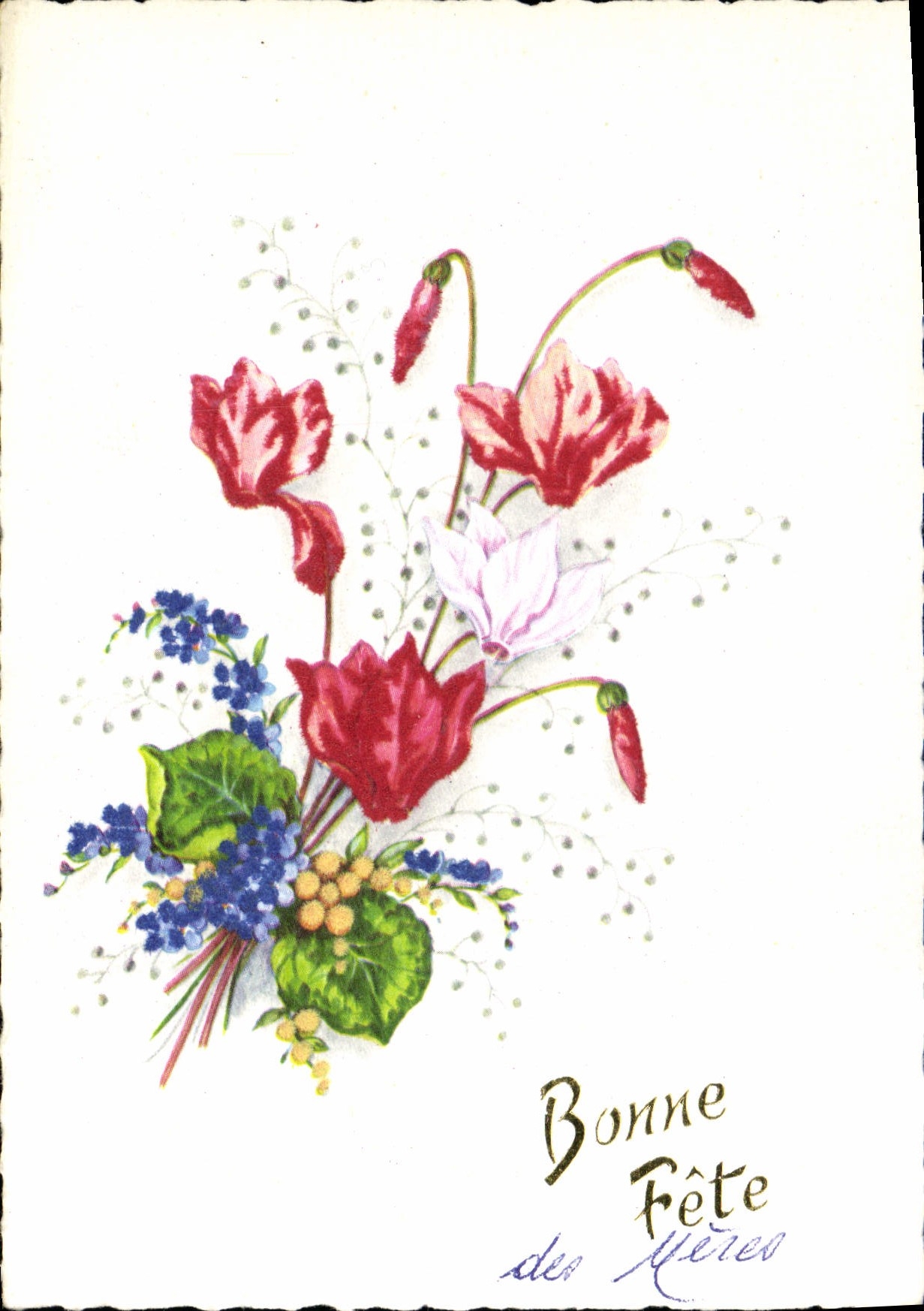 MODERN CARD Good Festival Flowers