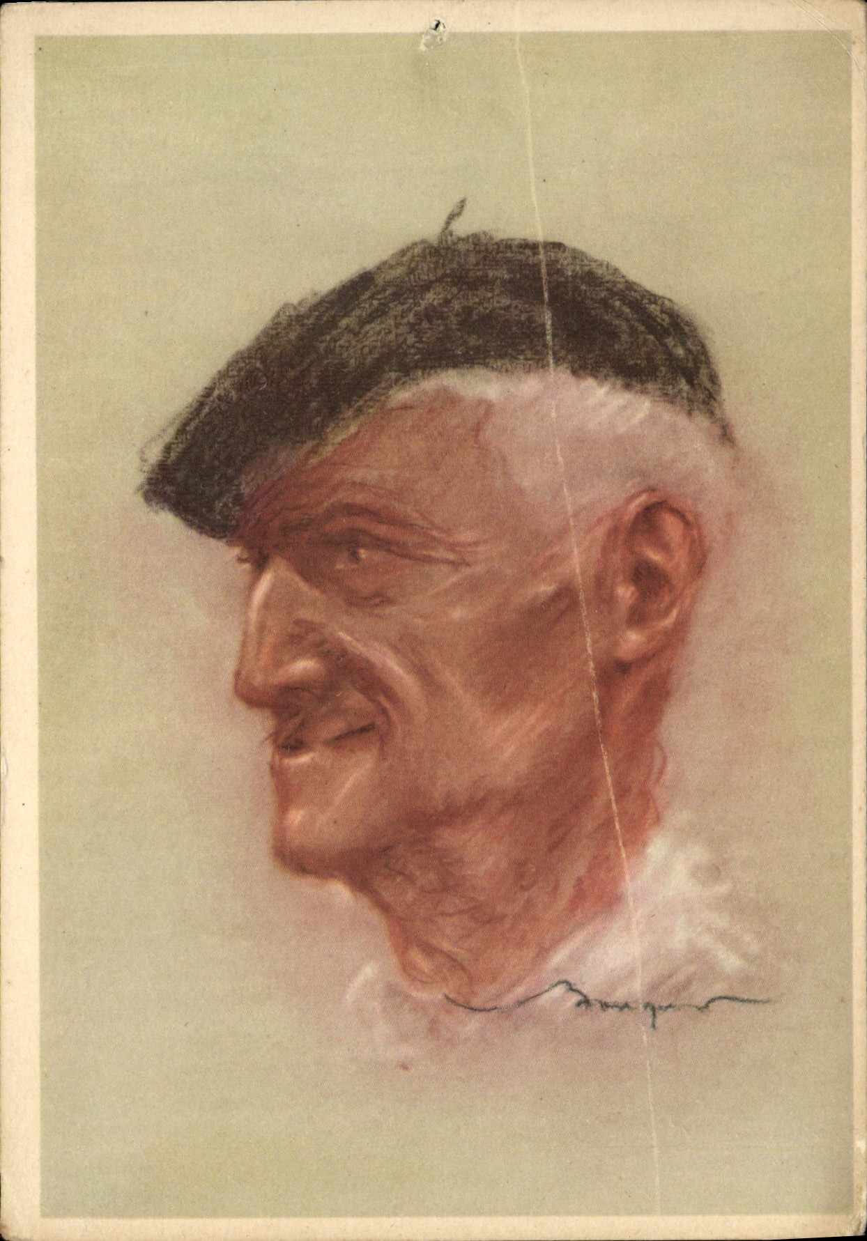 CPM Basque Homme Folklore