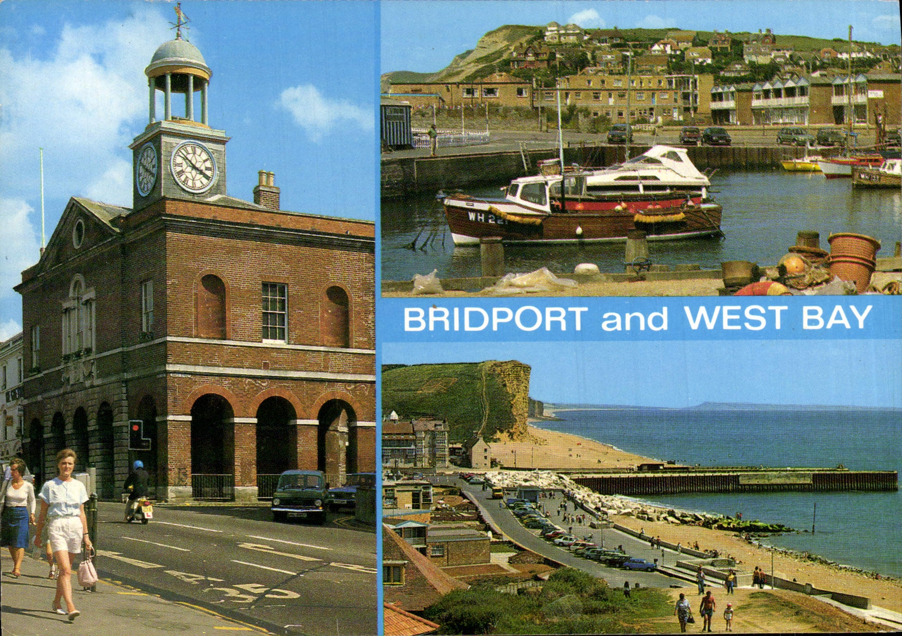 MODERN CARD Bridport And West Bay