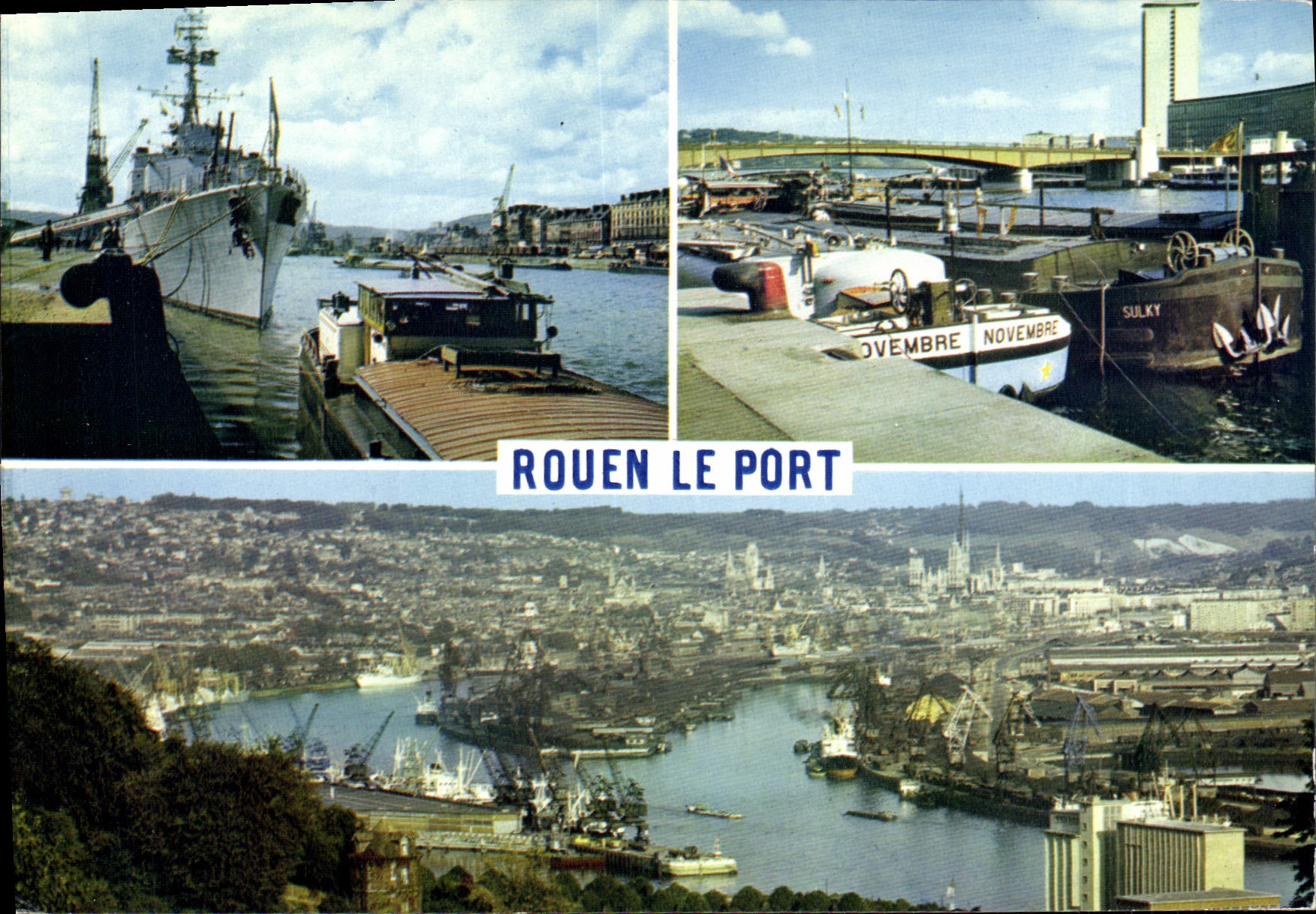 CPM Normandie Rouen Grand Port Bateaux