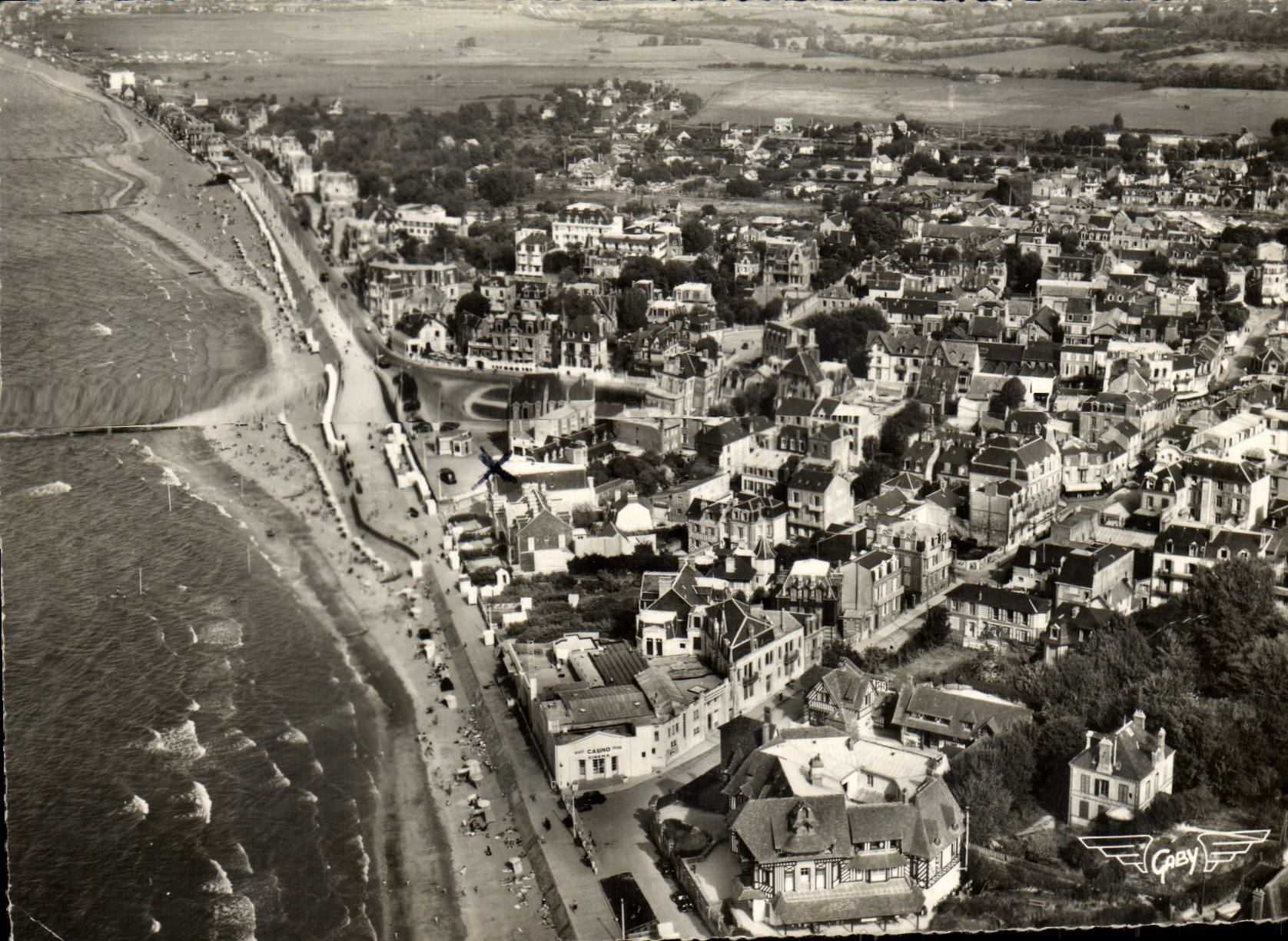 MODERN CARD Villers On Overall picture Sea