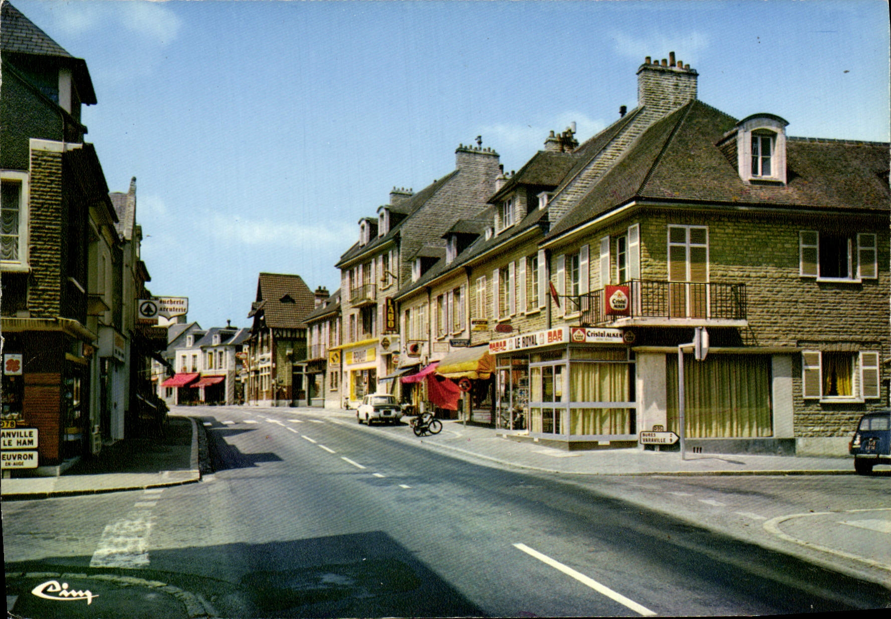 MODERN CARD Troarn Center Street Town of Rouen