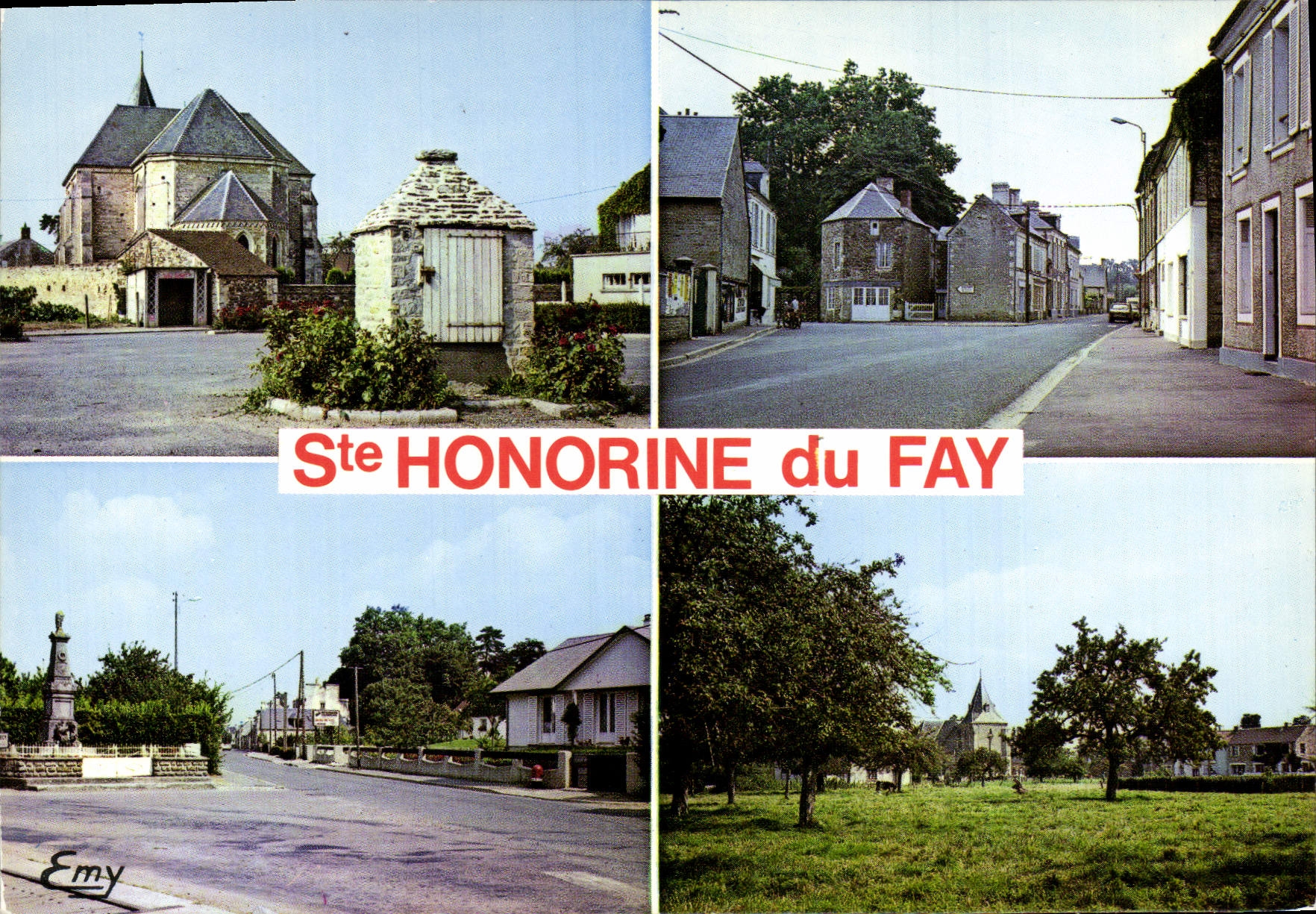MODERN CARD Holy Honorine Of Fay