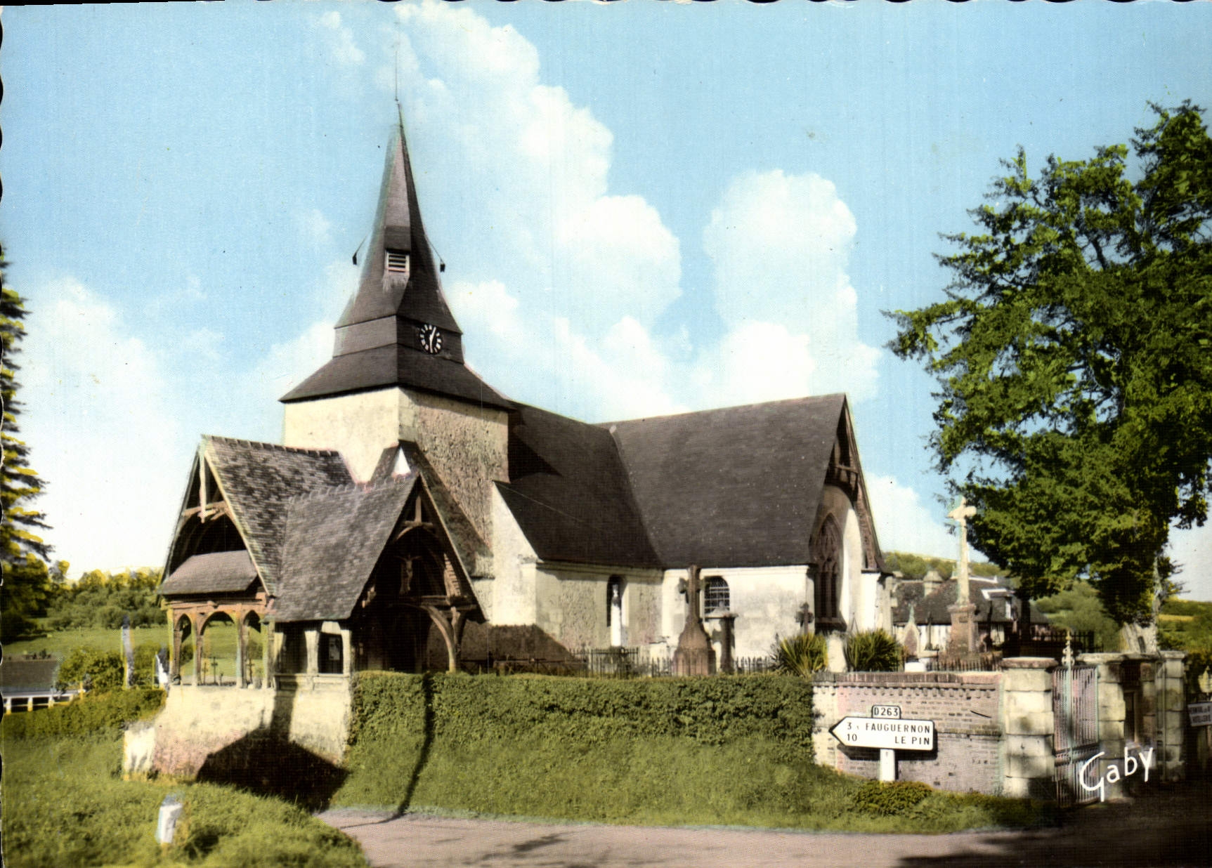 CPM Pres Lisieux Eglise de Rocques