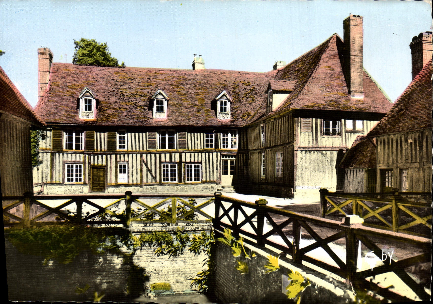 MODERN CARD Norman Manor Notre Dame de Courson Cauviniere