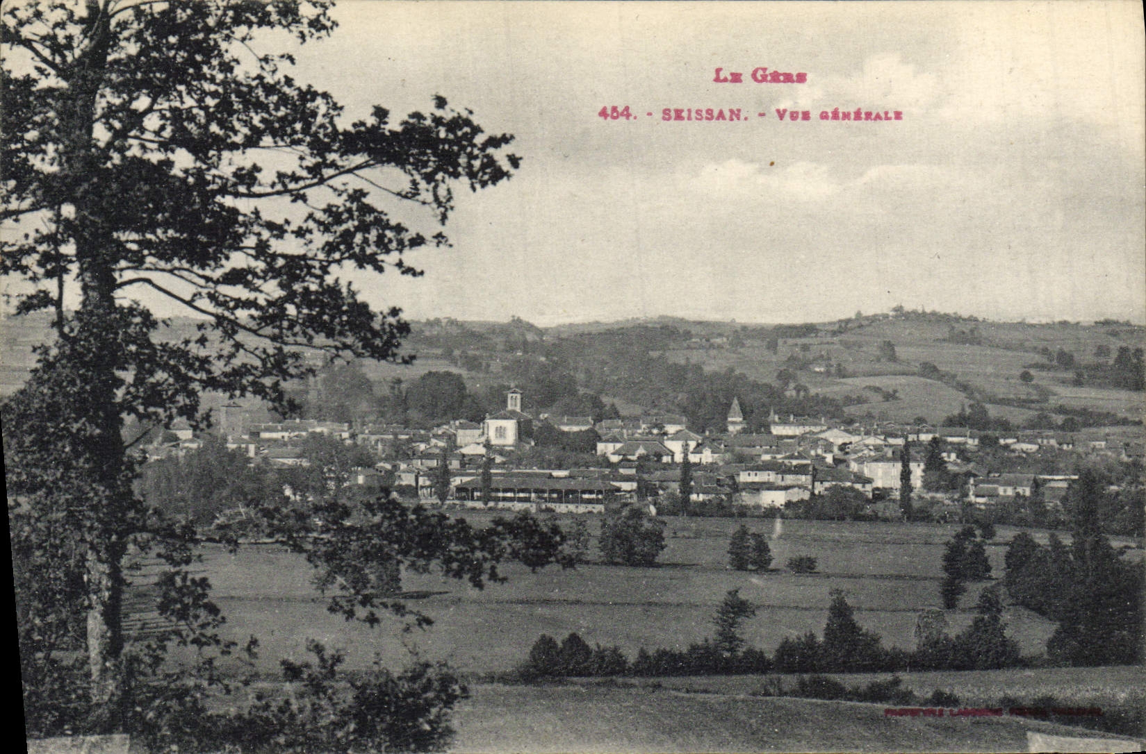 VINTAGE POSTCARD Seissan View