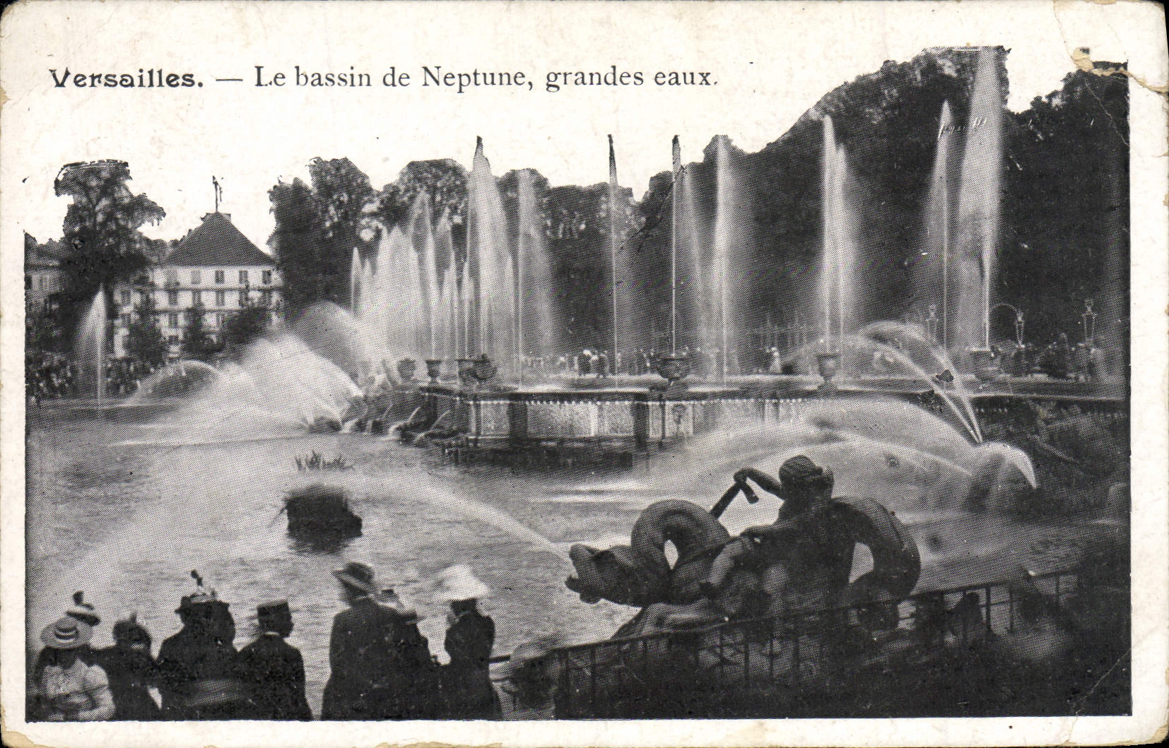 CPA Versailles Le Bassin de Neptune Grand Eaux