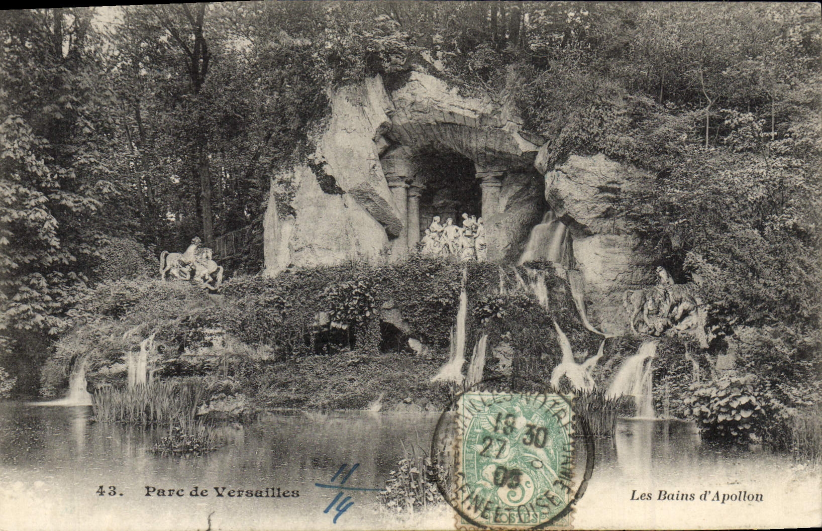 CPA Versailles Parc Les Bains d'Apollon