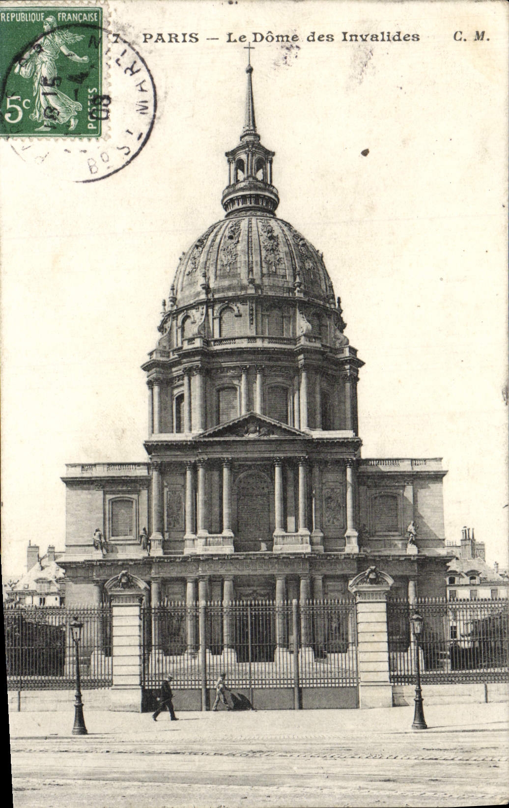 VINTAGE POSTCARD Paris the Dome of the Invalids