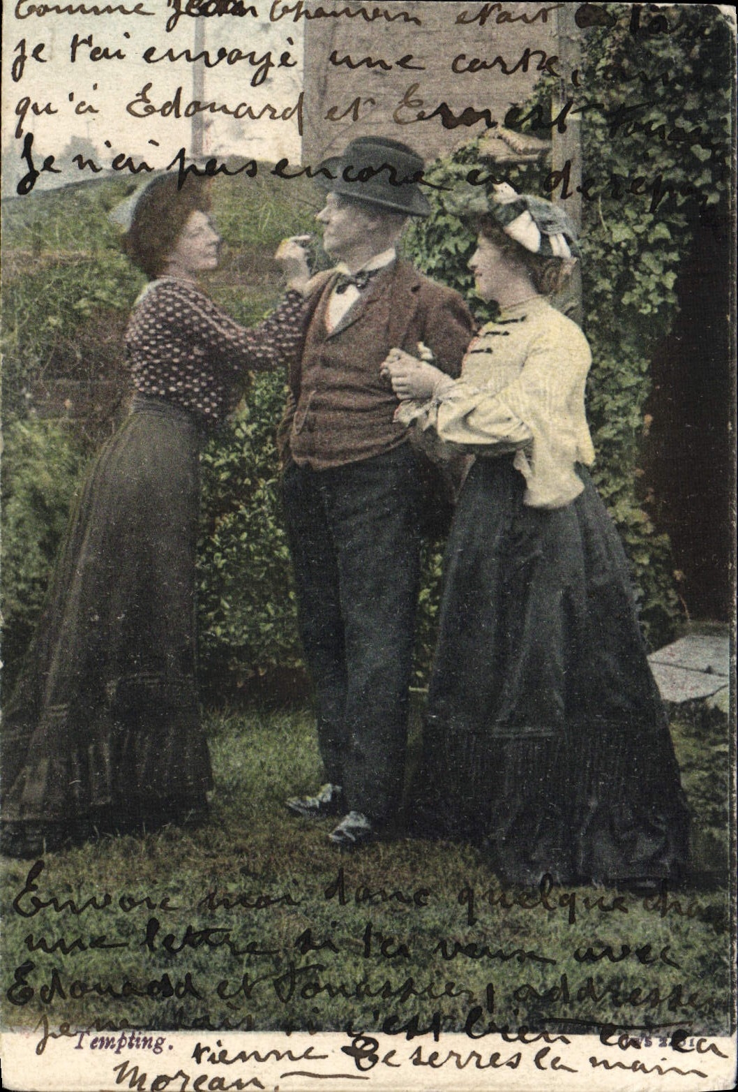 VINTAGE POSTCARD Fantasy Woman