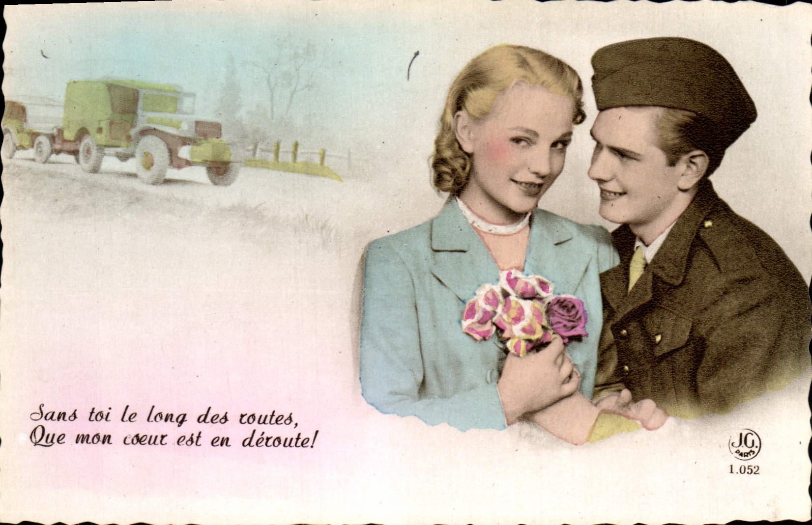 CPM Fantaisie Femme Soldat Militaria