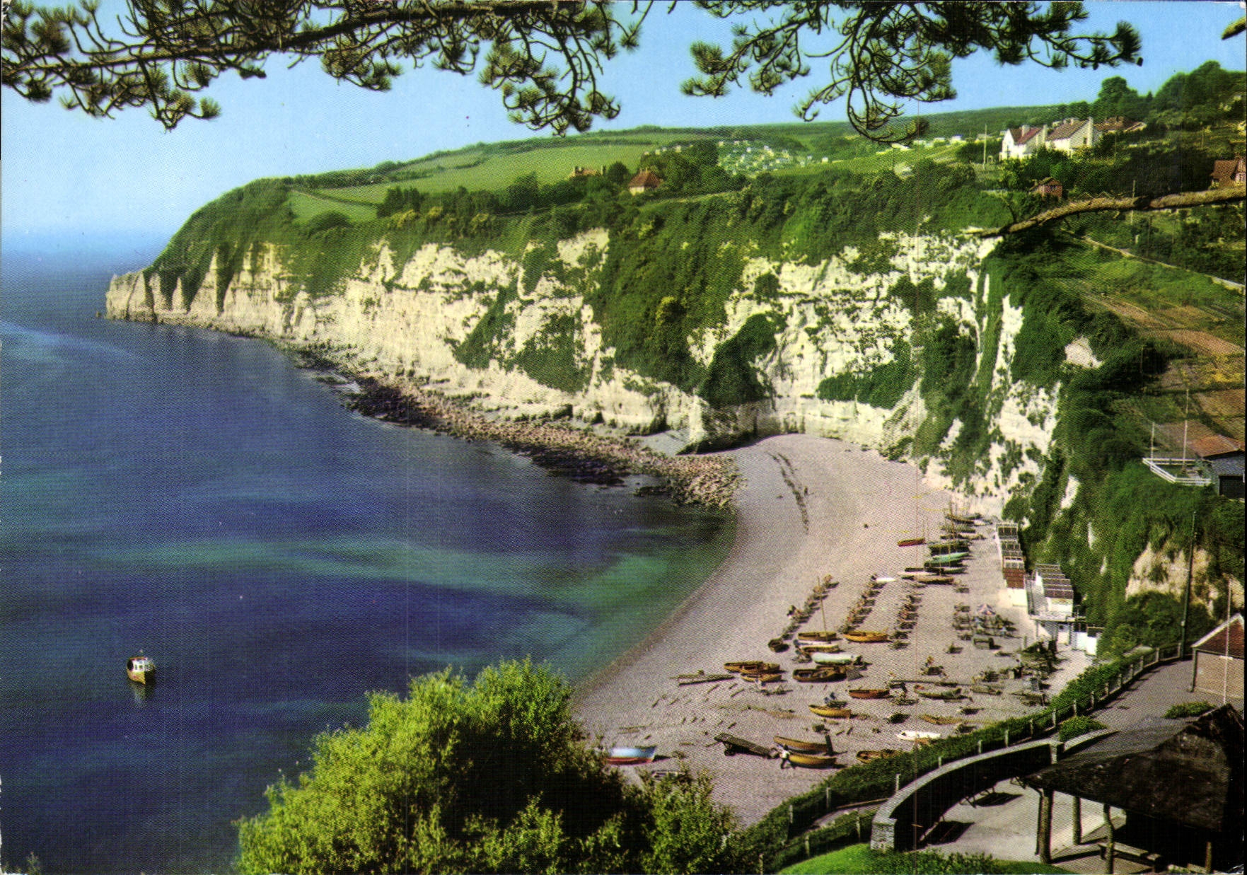 MODERN CARD The Beach Beer has Very Beautiful South Devon Beach Beer Lies Under