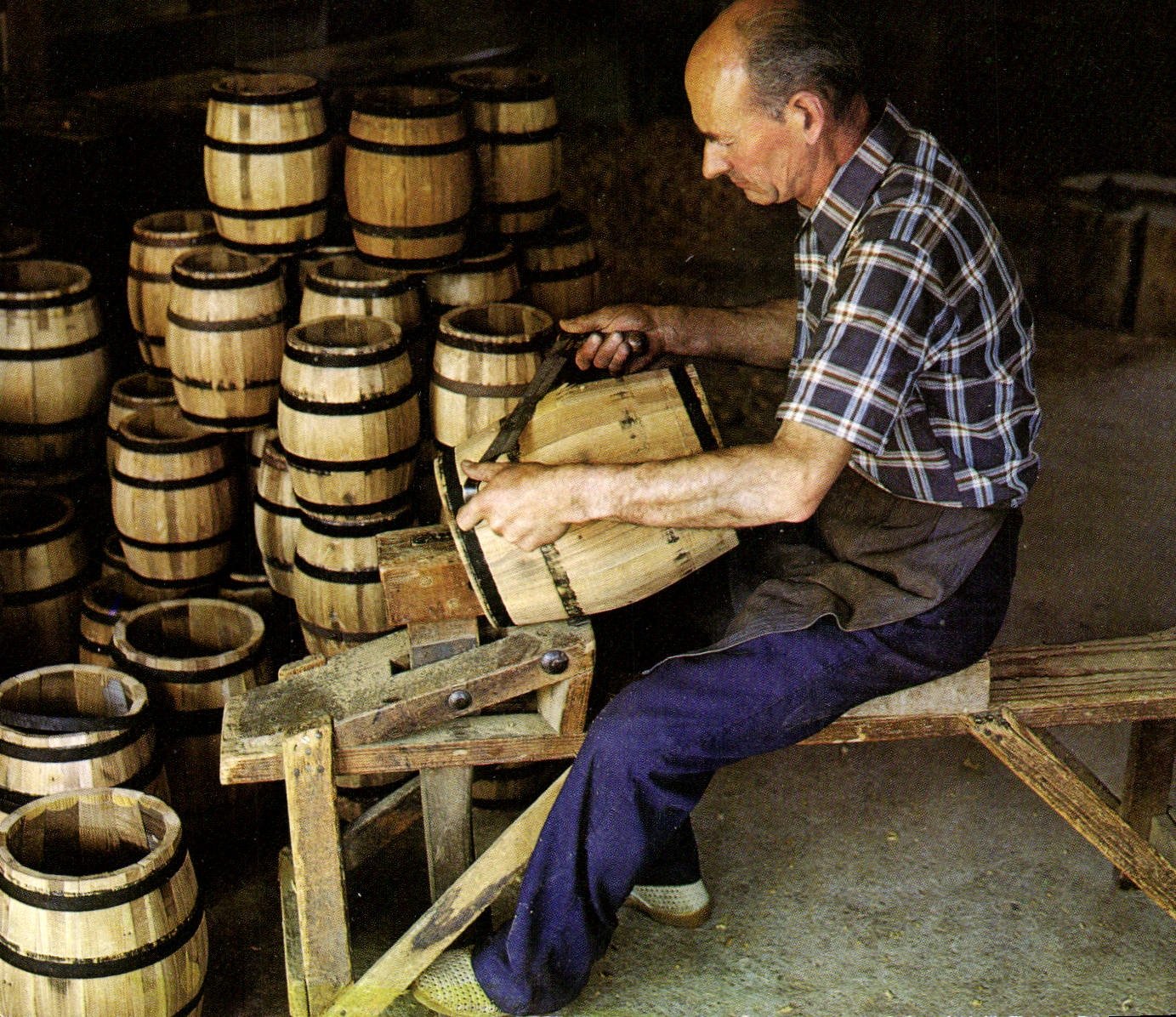 MODERN CARD Companions of Yesterday And Aujourd Today Under the Patronage Of Saint Nicolas Cooperage