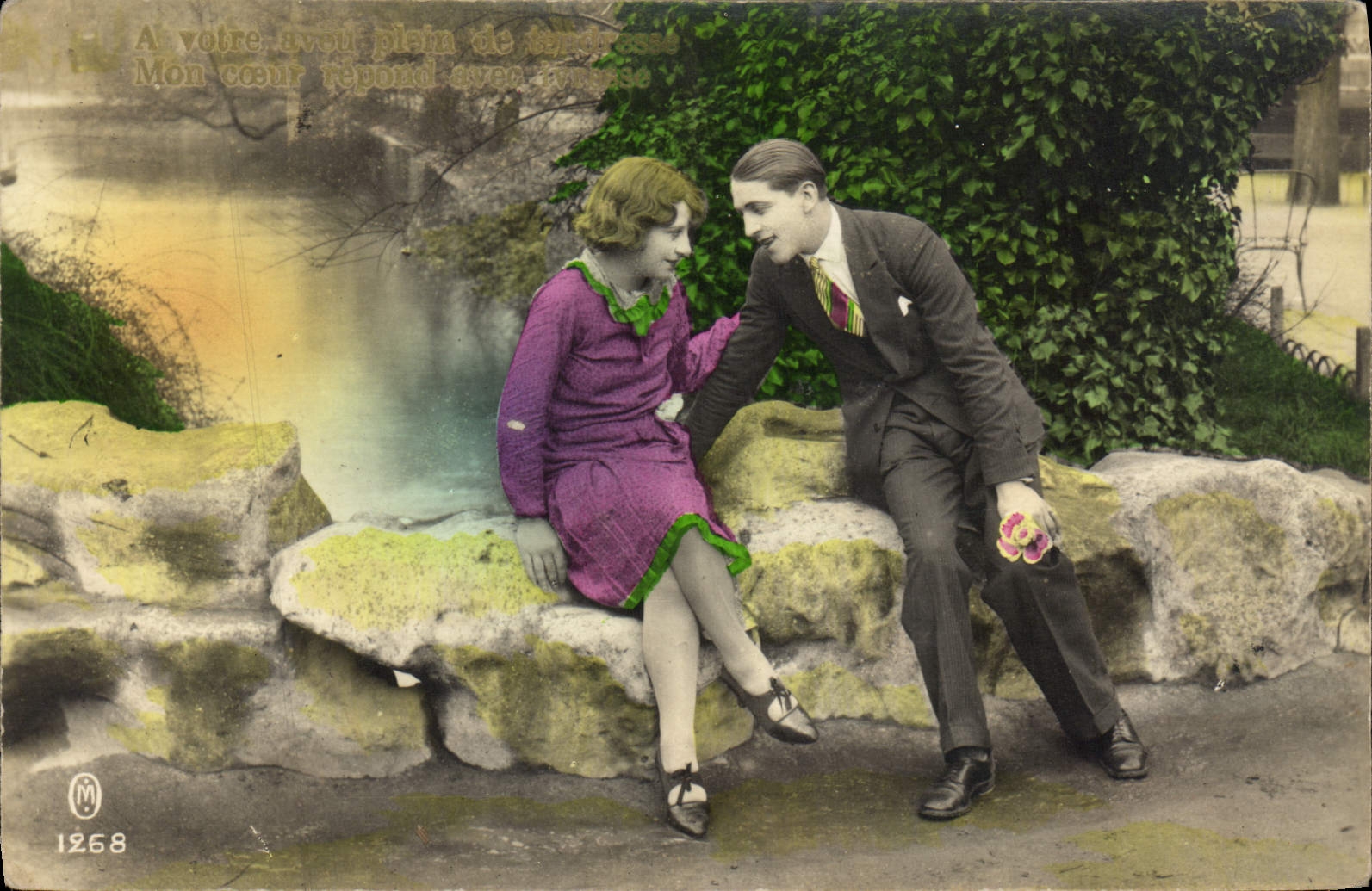 VINTAGE POSTCARD Fantasy Woman