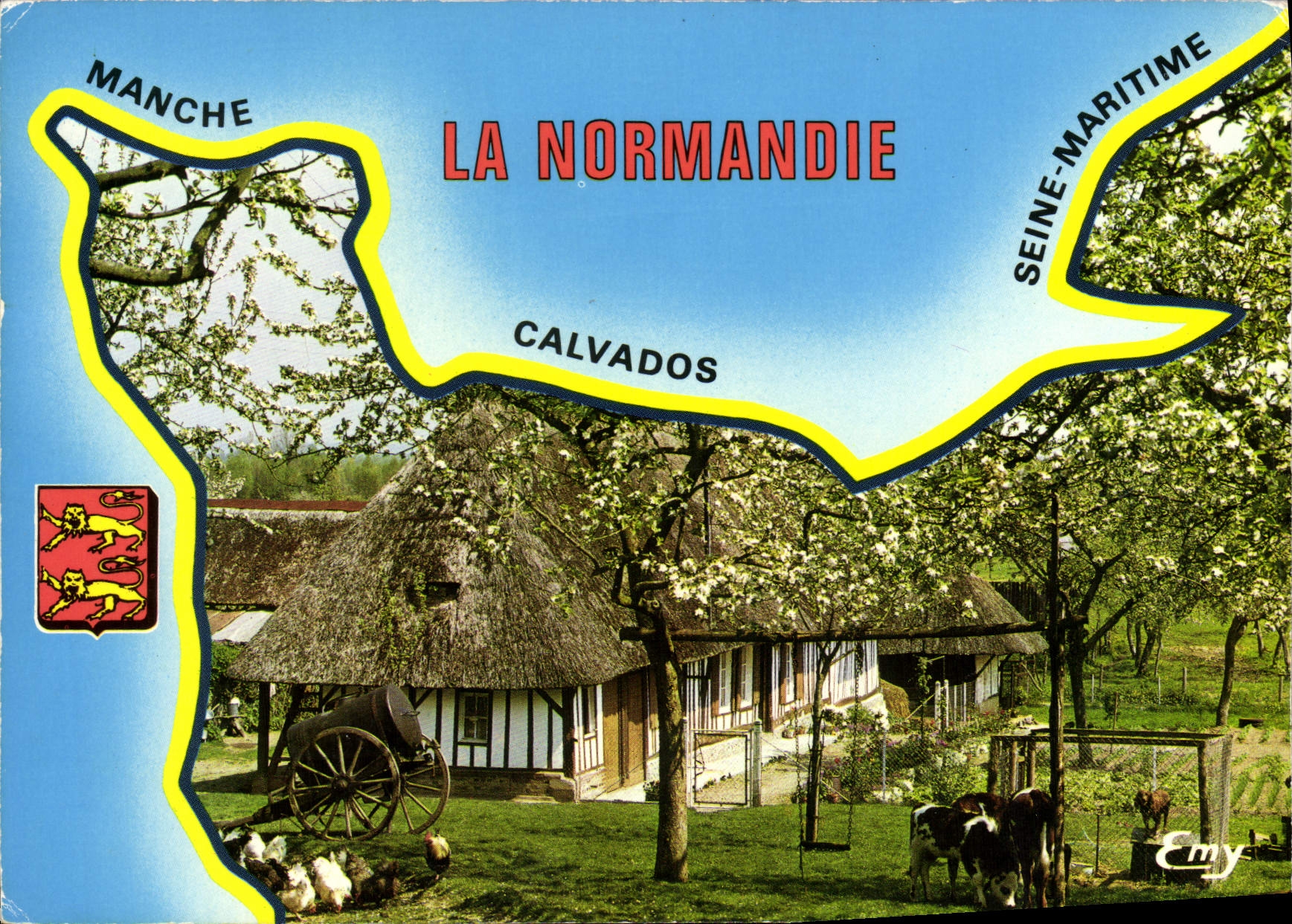 MODERN CARD Normandy Apple-brandy Lion