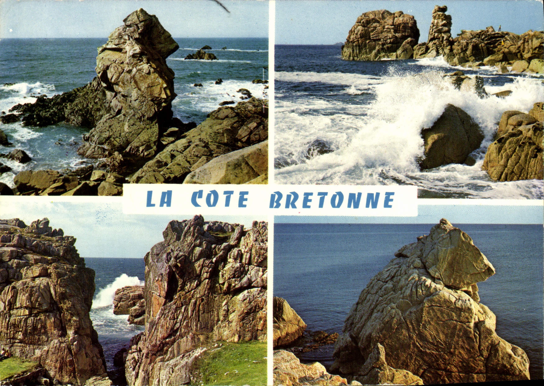 MODERN CARD the Breton coast
