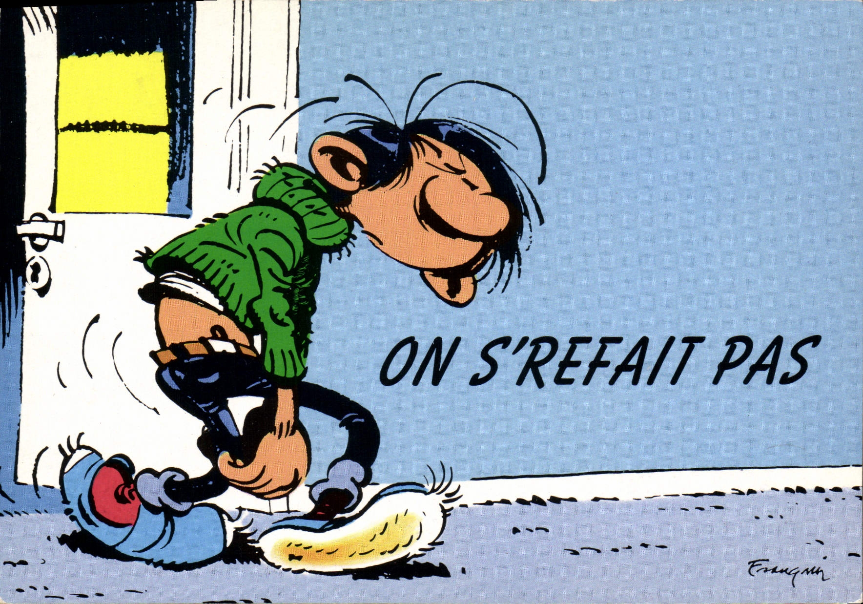 MODERN CARD One Does not remake Lagaffe Franchon