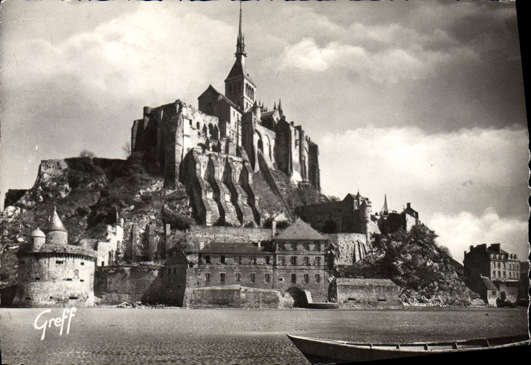 CPM Le Mont St Michel Facade Ouest