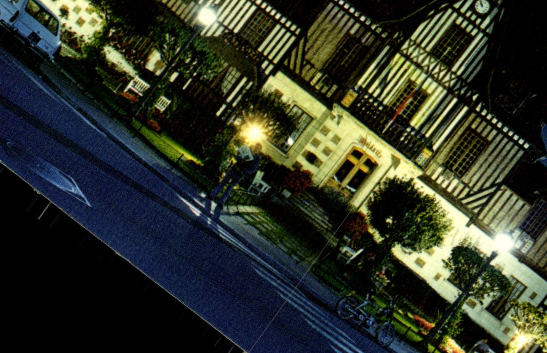 CPM Deauville Trouville L'Hotel De Ville la nuit