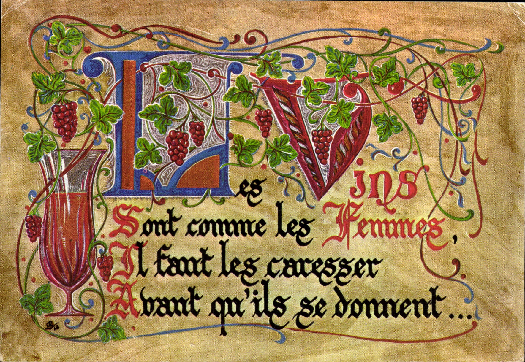 MODERN CARD Enlumines Proverbs