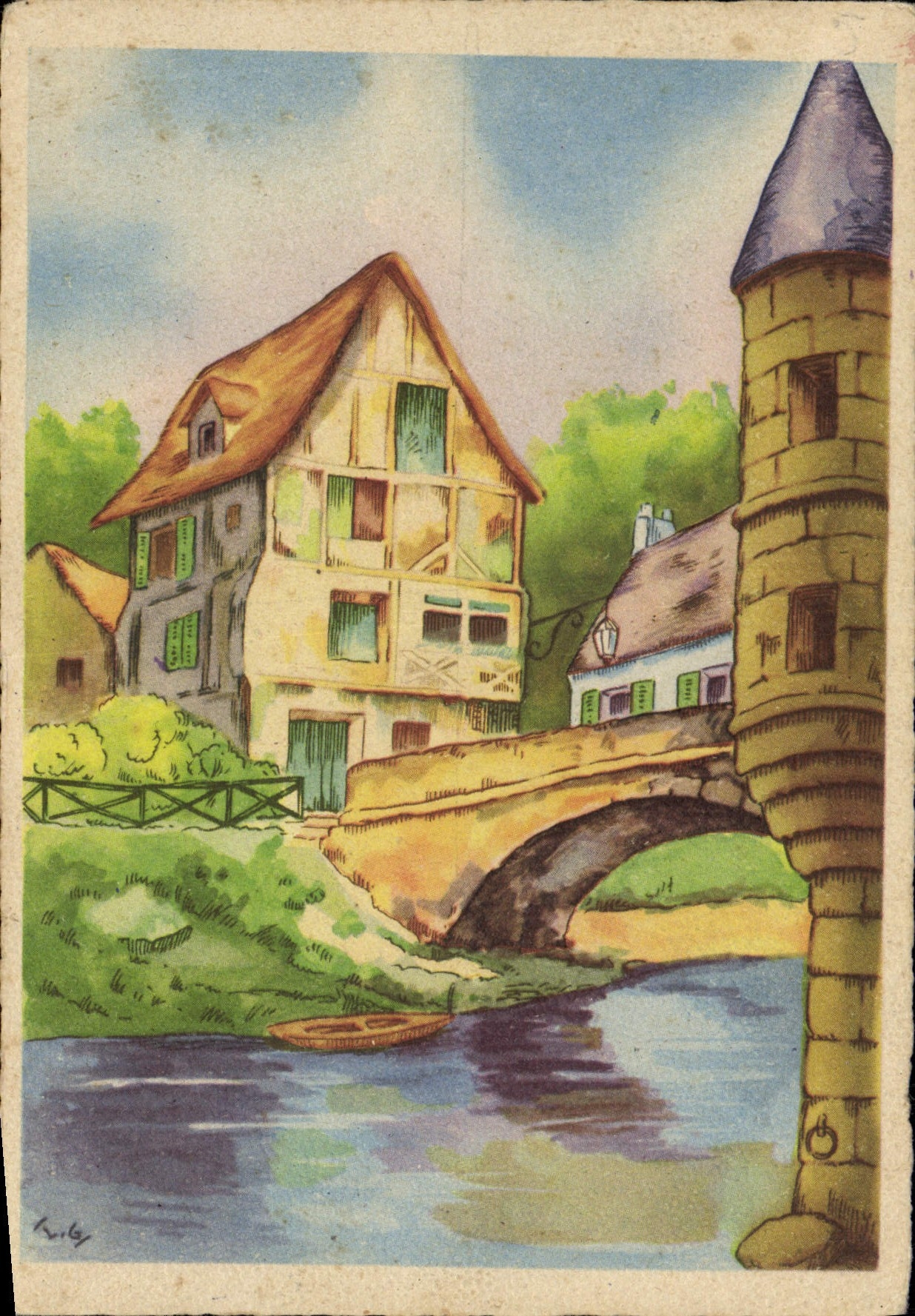 MODERN CARD House Bridge