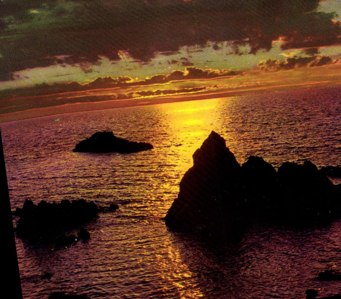 CPM La Mediteranee Coucher de Soleil