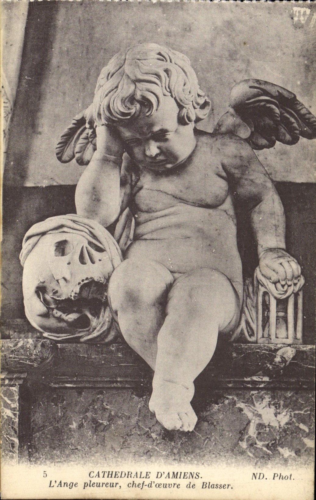 MODERN CARD Cathedral Of Amiens the whining angel Blasser