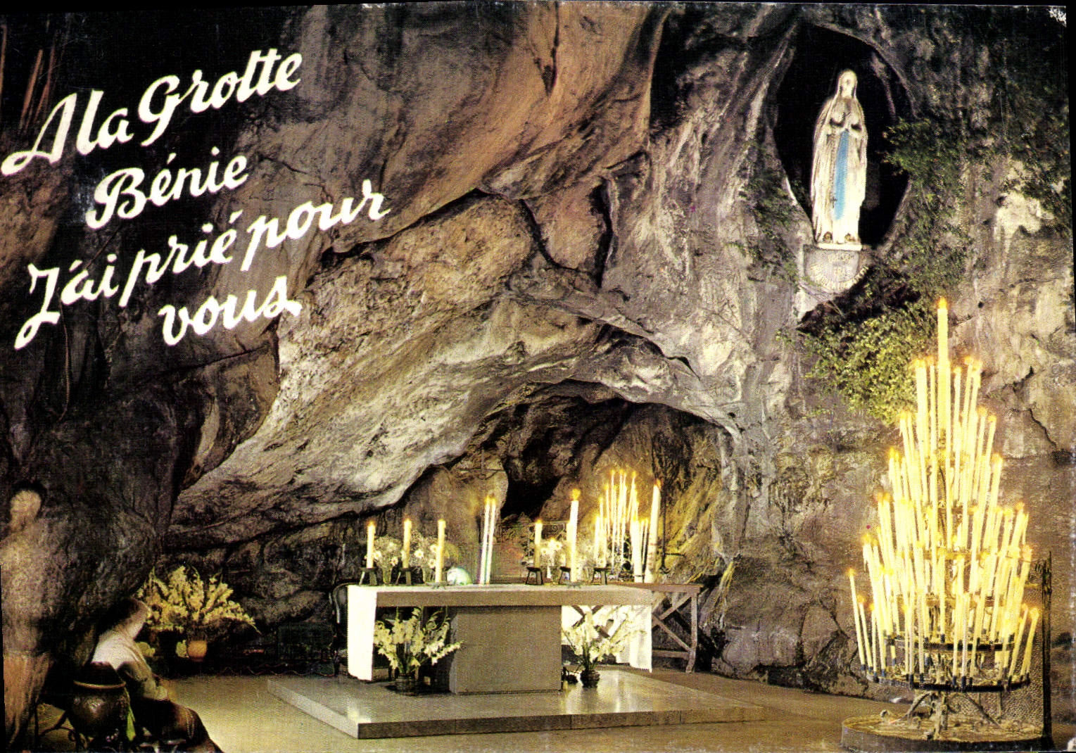 POSTAL MODERNA pesado la cueva milagrosa