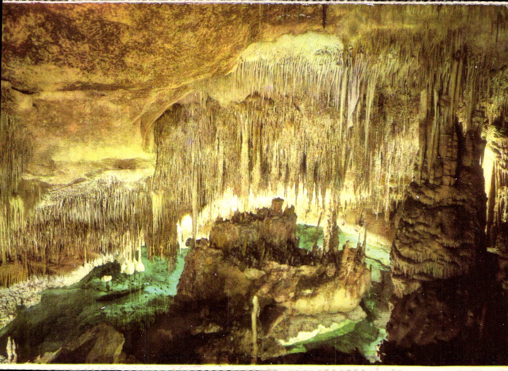 CPM Cuevas del Drach Porto Cristo Mallorca Castillo en ruinas