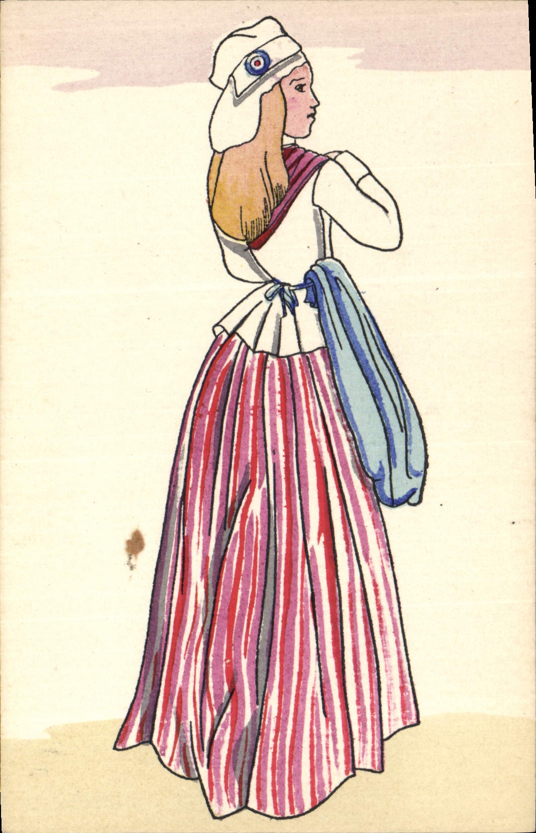 CPA Histoire Du Costume Francais Revolution 1792