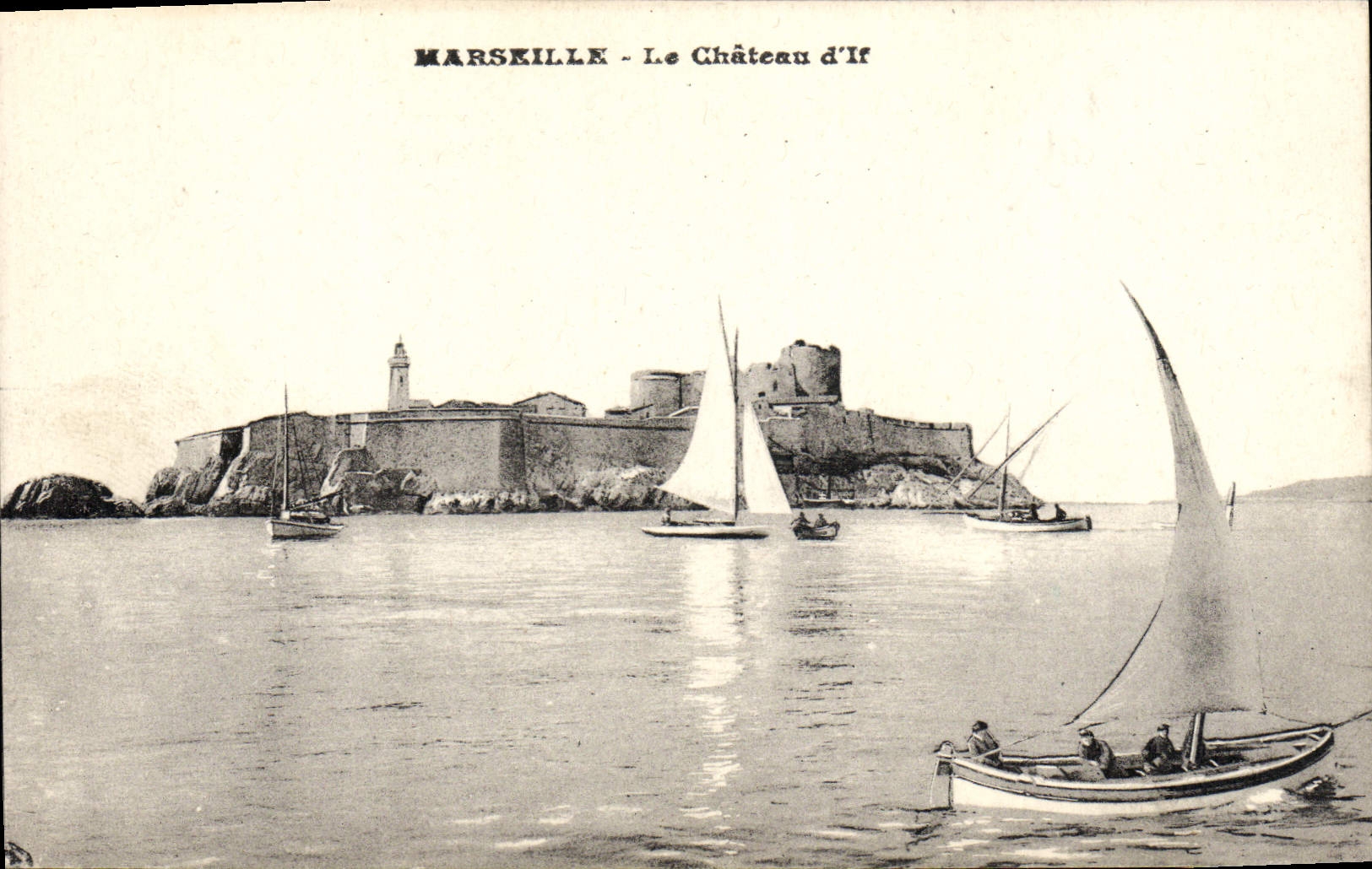 CPA Marseille Le Chatau d'lf Bateau