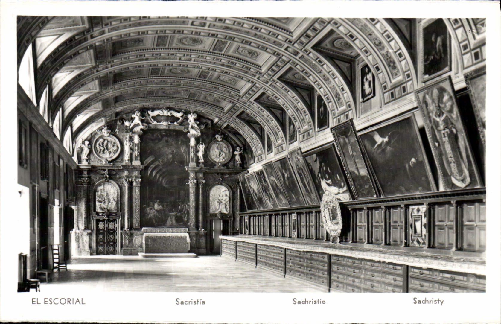 CPA El Escorial Sacristia