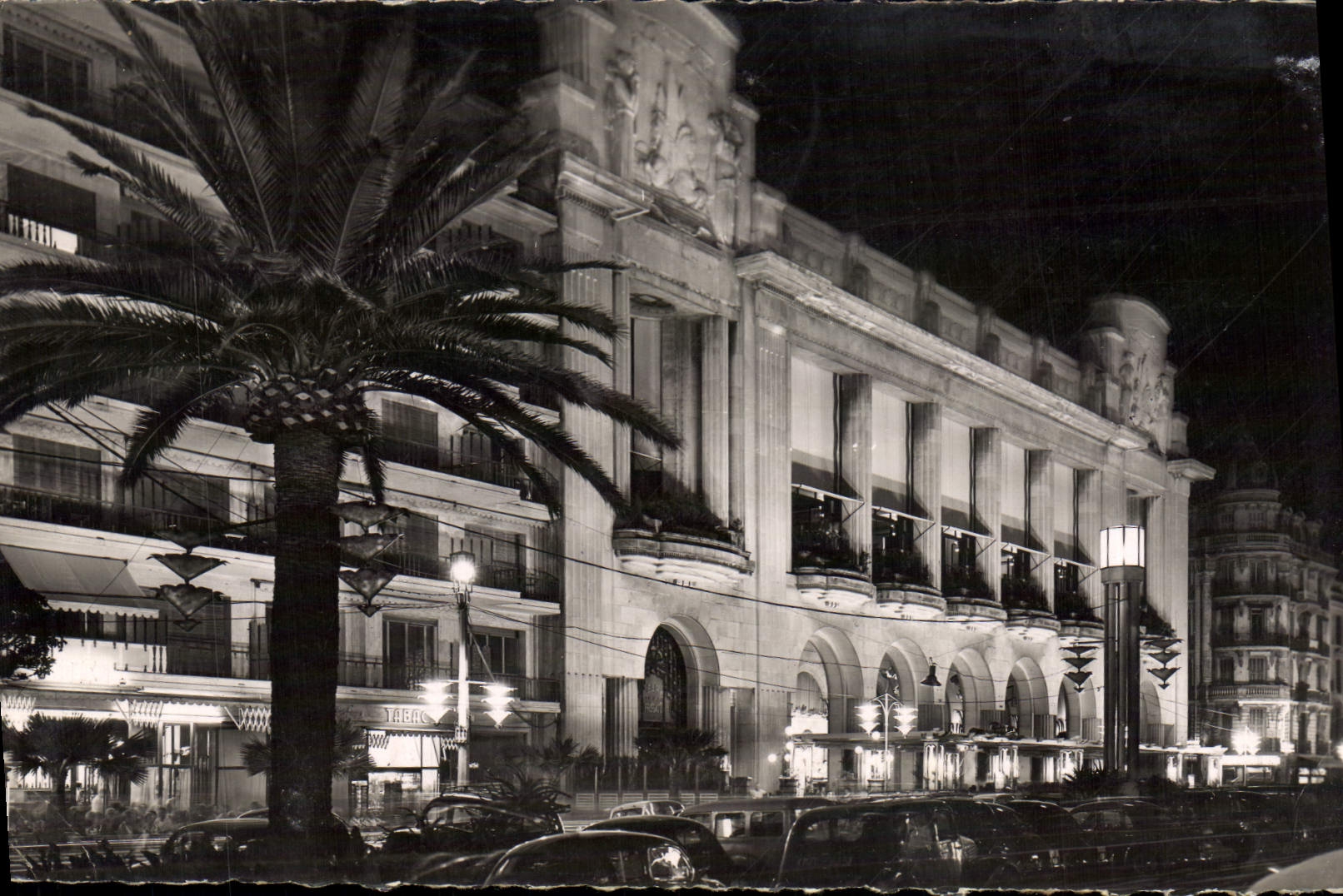 MODERN CARD Nice Walk of the English the Night