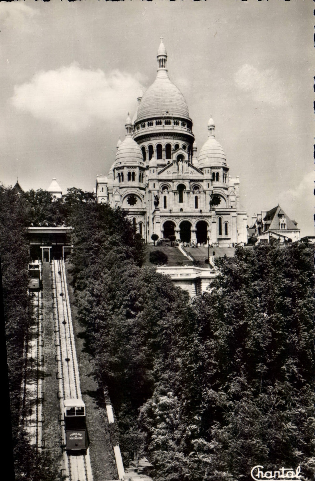 MODERN CARD Paris Basilica of the Sacring Heart