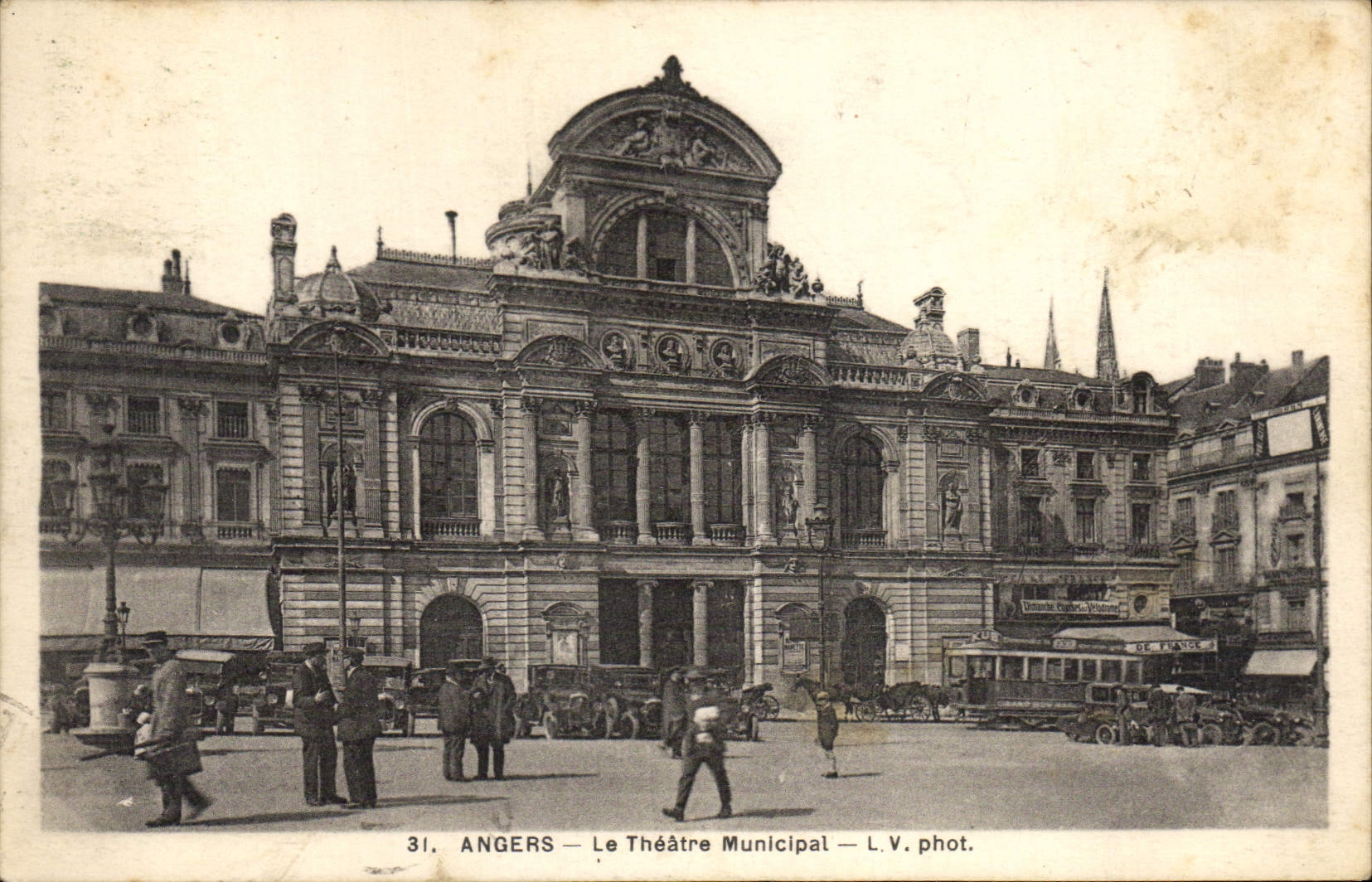 CPA Angers Le Theatre Municipal 