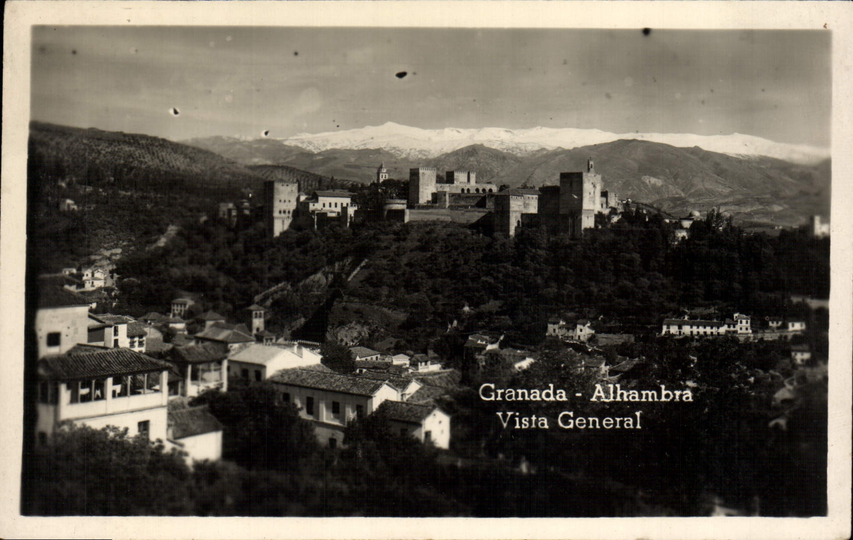CPA Granada Alhambra Vista General