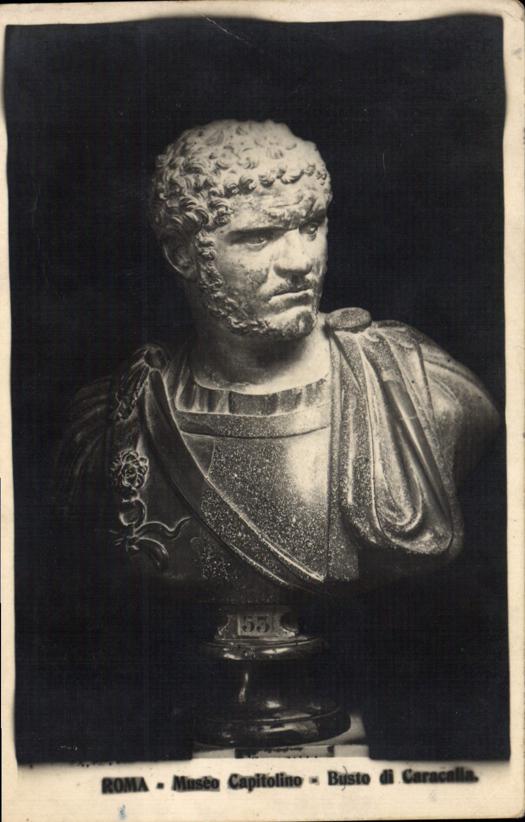 VINTAGE POSTCARD Roma Museo Capitolino Caracalla