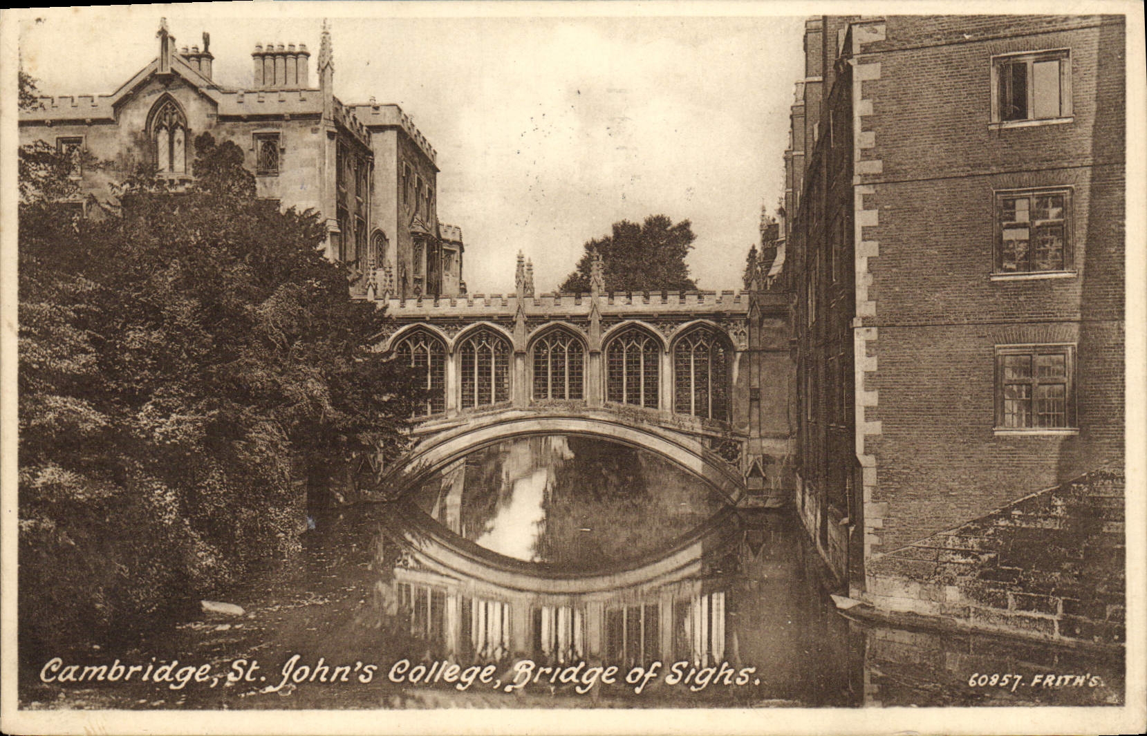 CPA Cambridge St John's College Bridge of Sighs