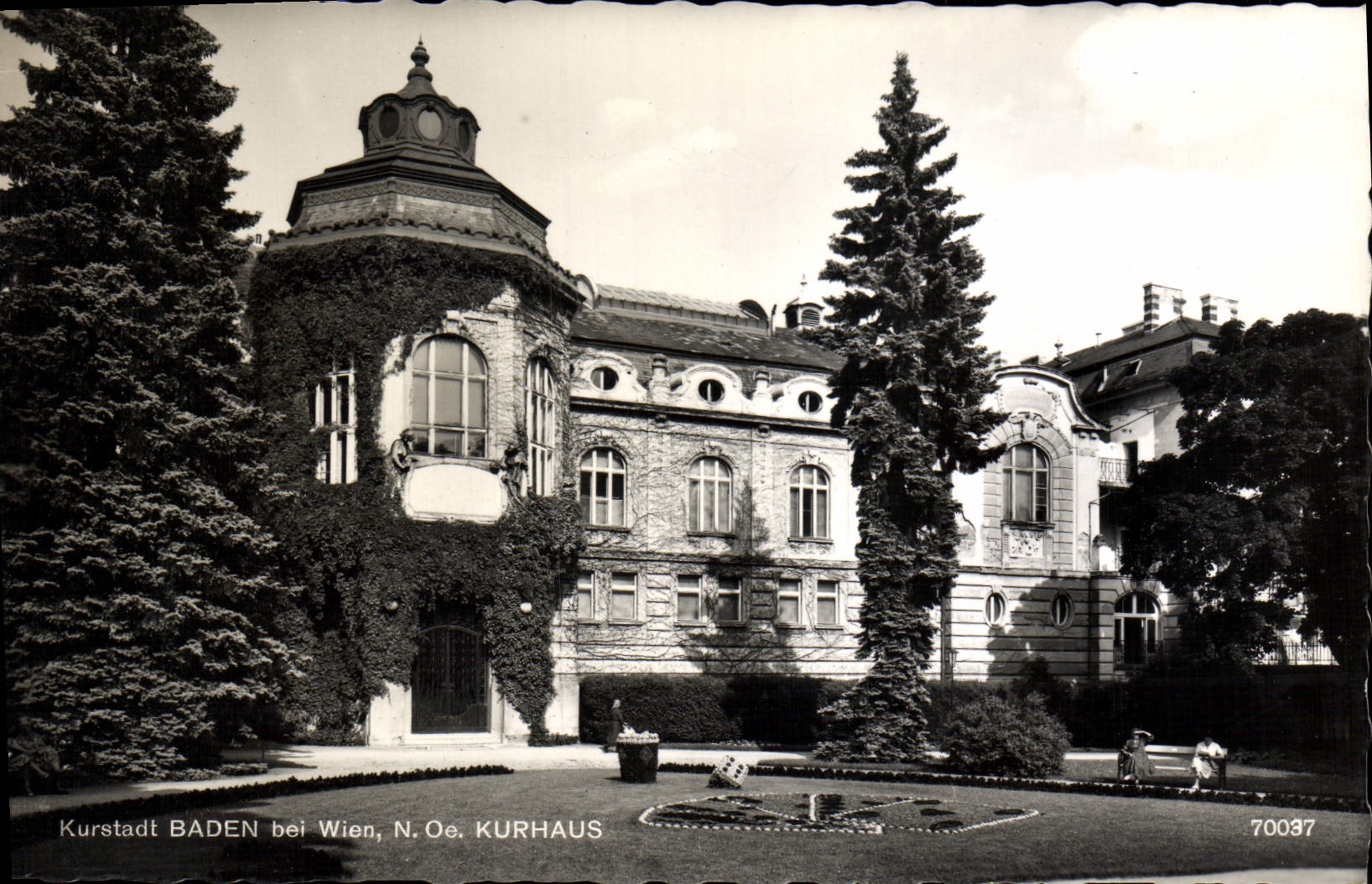 MODERN CARD Kurstadt Baden EIB Wien NR Oe Kurhaus