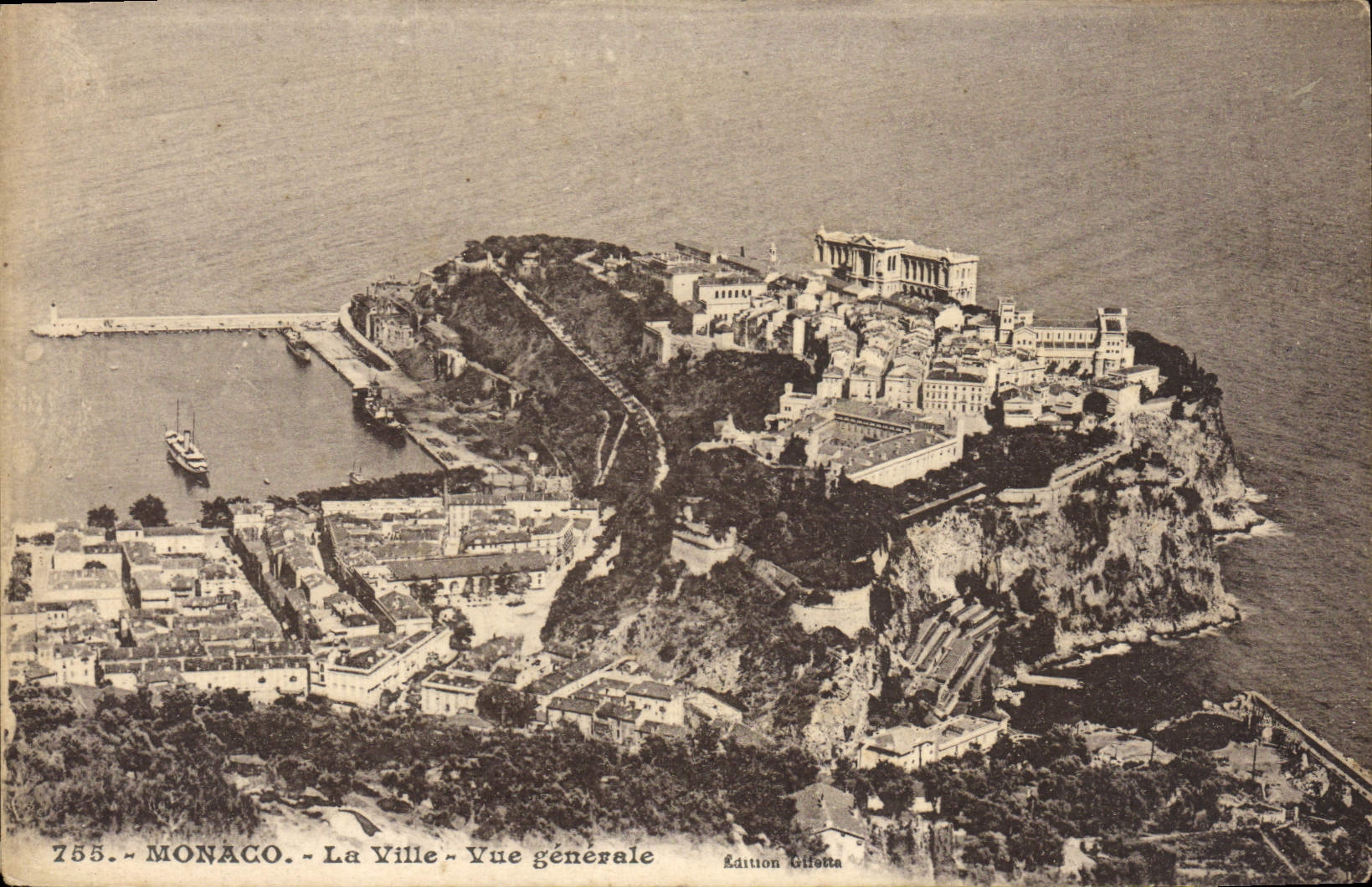 CPA Monaco La Ville Vue generale 
