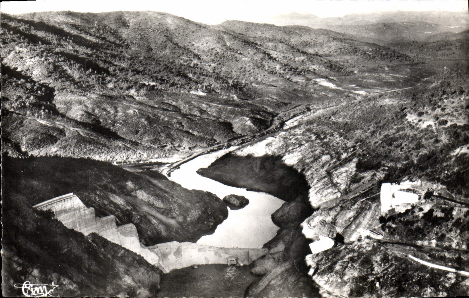 CPM Environs de Frejus Barrage de Malpasset apres la catastrophe