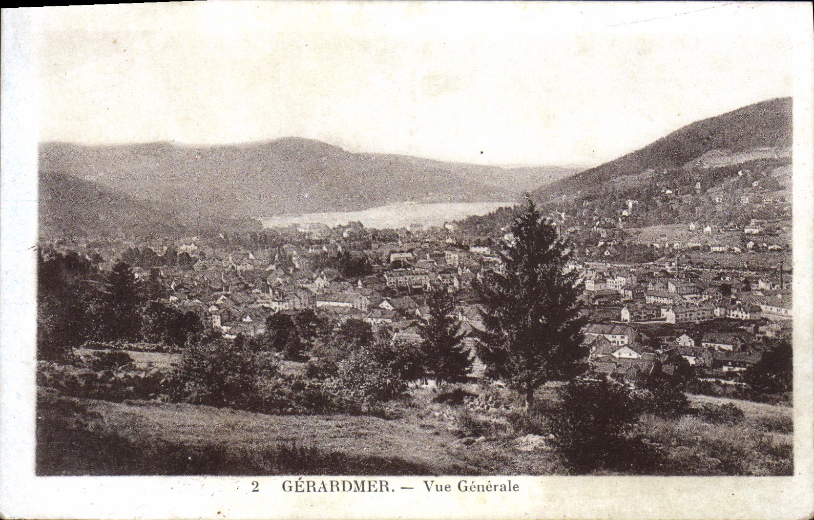 VINTAGE POSTCARD Gerardmer View