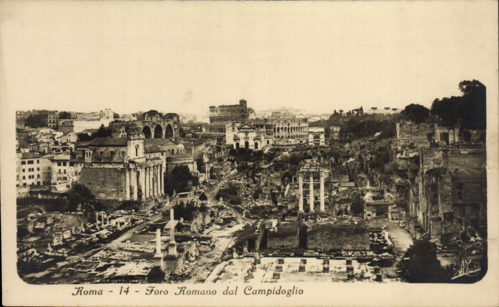 CPA Roma Foro Romano dal Campidoglio